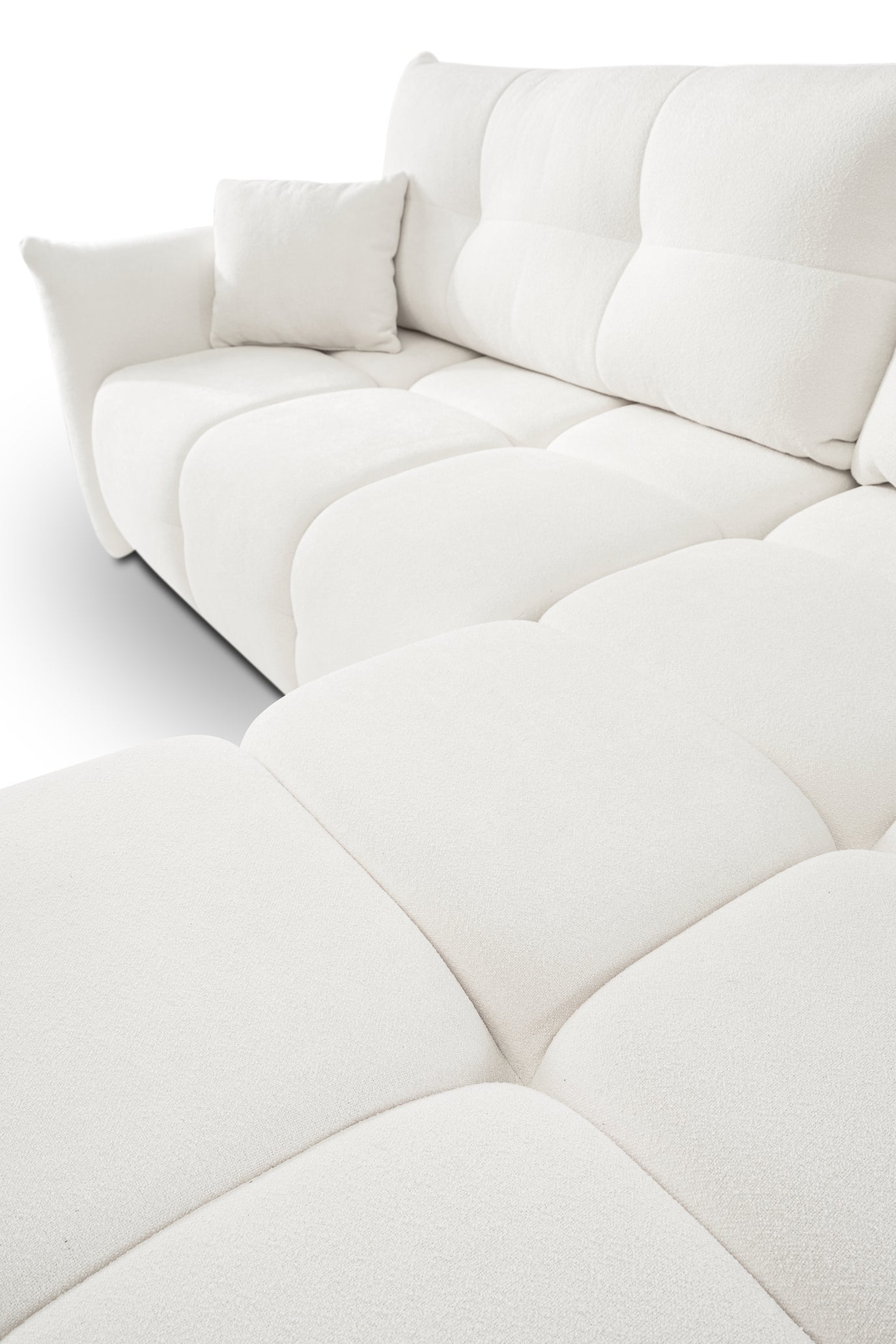 Lask BASE Ecksofa mit Schlaffunktion – 257 x 177 cm – Links- oder Rechtskonfiguration
