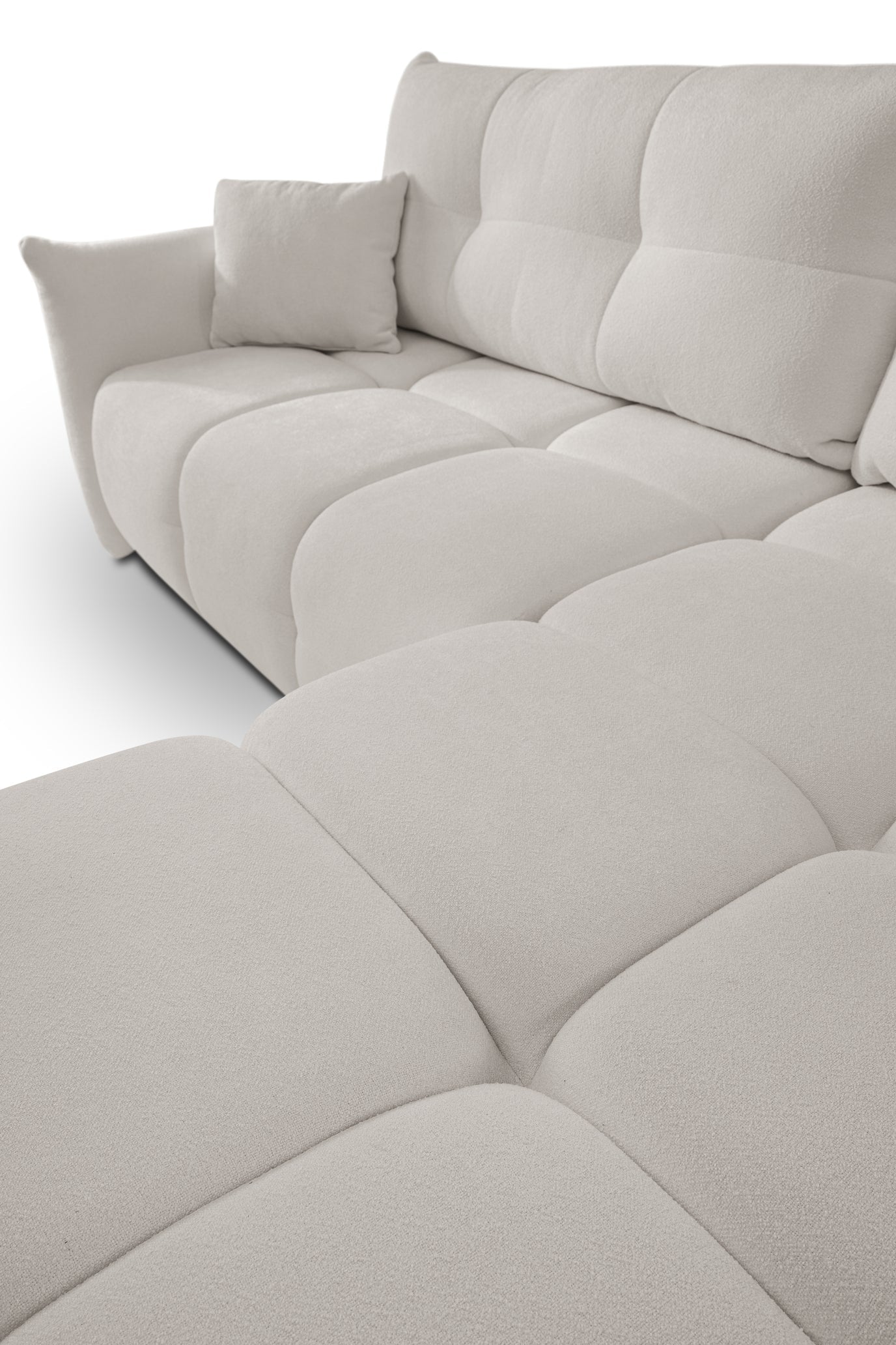 Lask BASE Ecksofa mit Schlaffunktion – 257 x 177 cm – Links- oder Rechtskonfiguration