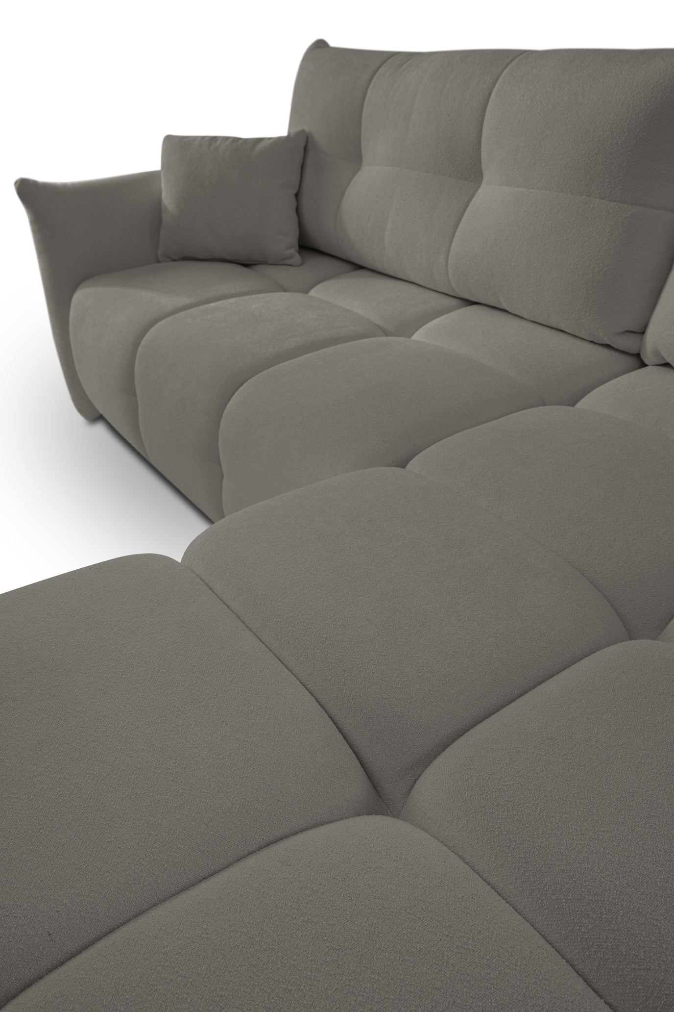 Lask BASE Ecksofa mit Schlaffunktion – 257 x 177 cm – Links- oder Rechtskonfiguration