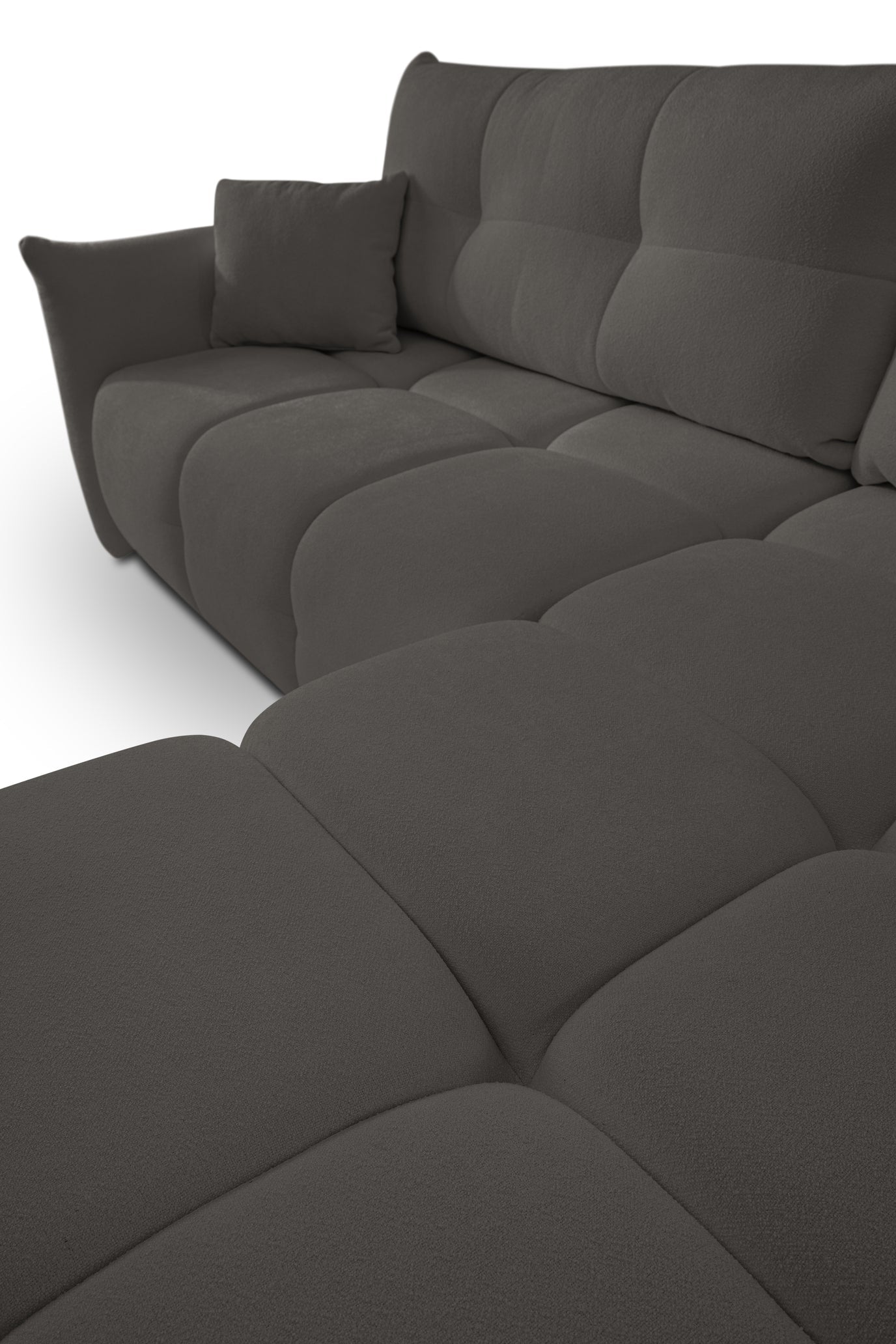 Lask BASE Ecksofa mit Schlaffunktion – 257 x 177 cm – Links- oder Rechtskonfiguration