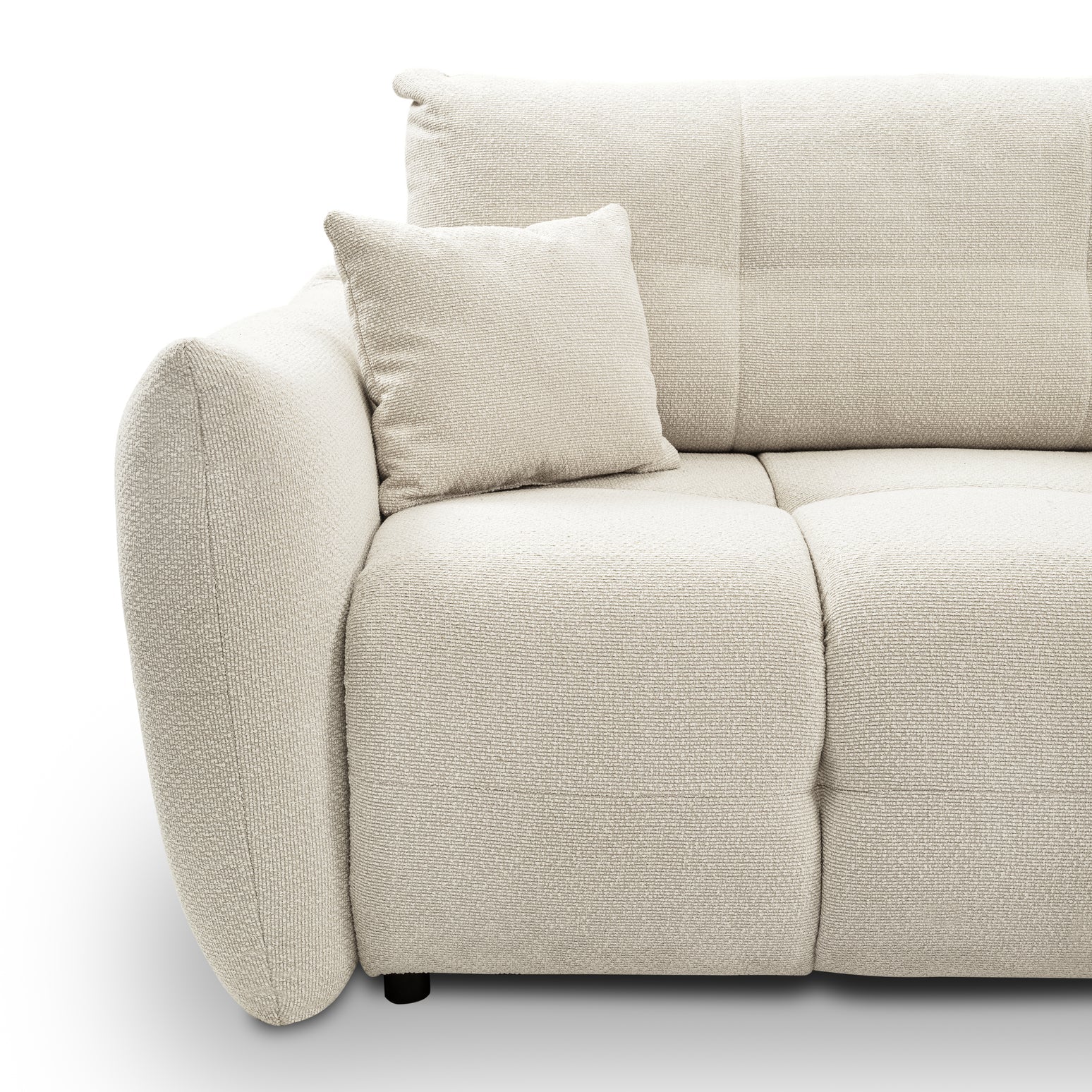 Lask BASE Ecksofa mit Schlaffunktion – 257 x 177 cm – Links- oder Rechtskonfiguration