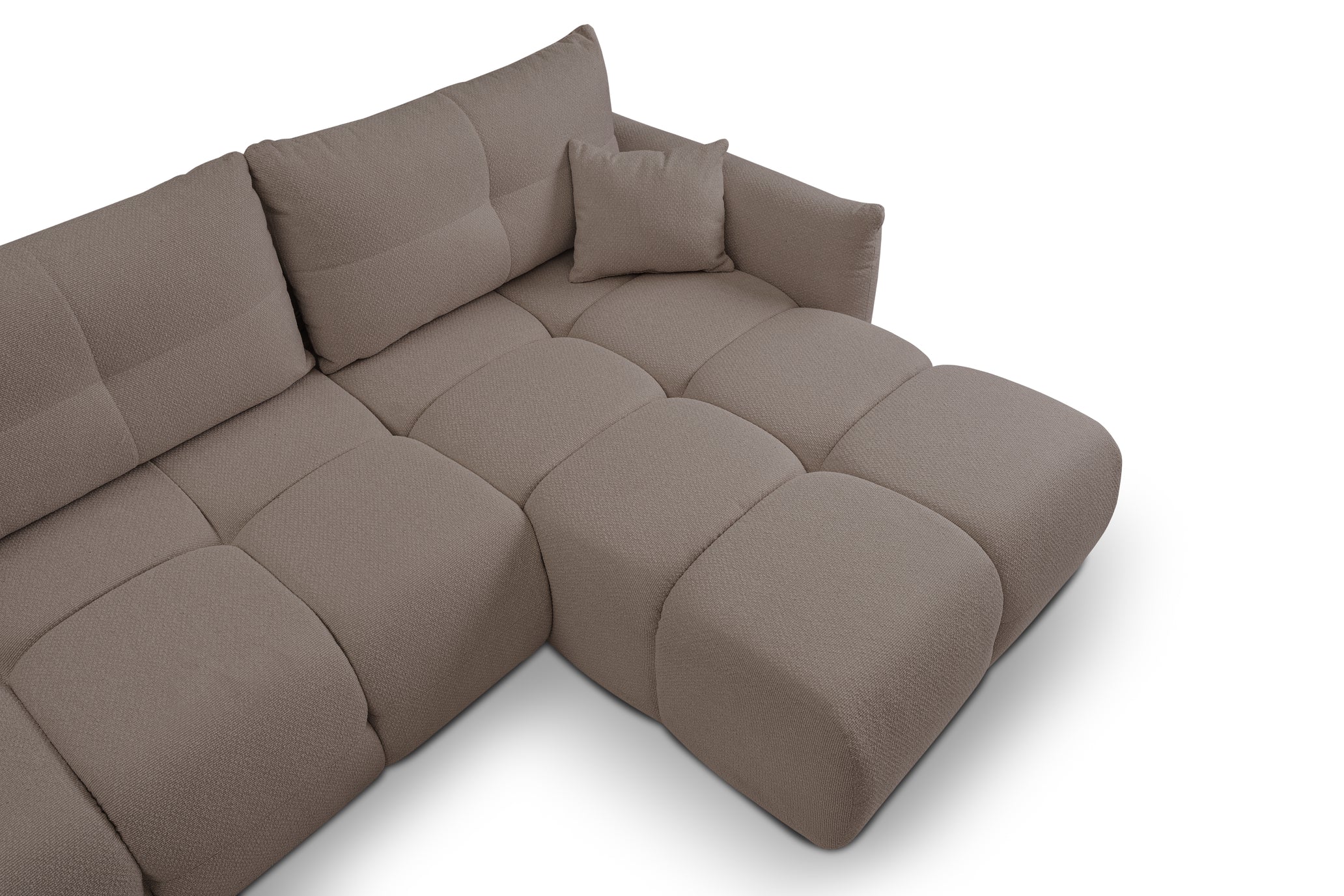 Lask BASE Ecksofa mit Schlaffunktion – 257 x 177 cm – Links- oder Rechtskonfiguration