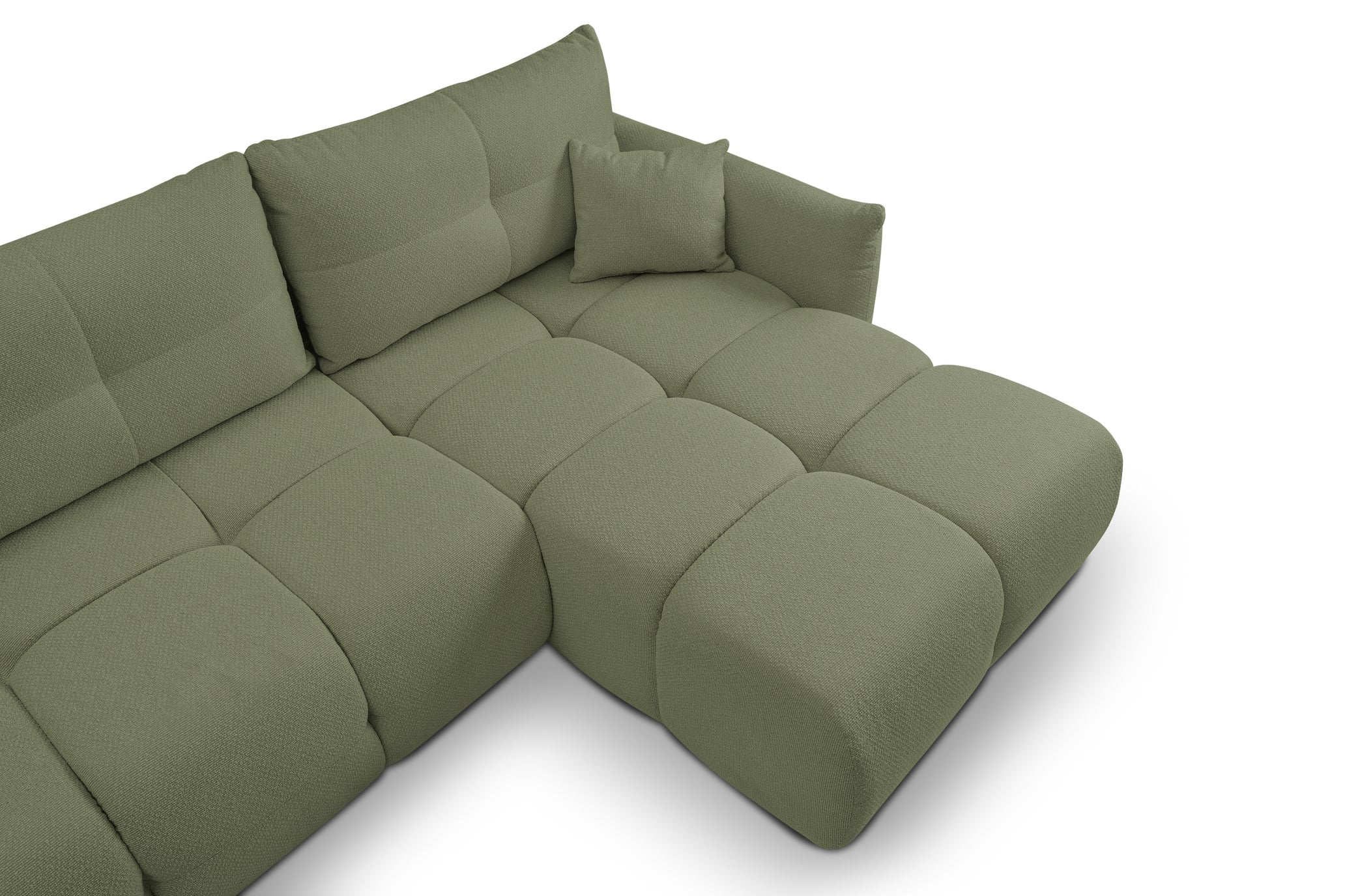 Lask BASE Ecksofa mit Schlaffunktion – 257 x 177 cm – Links- oder Rechtskonfiguration