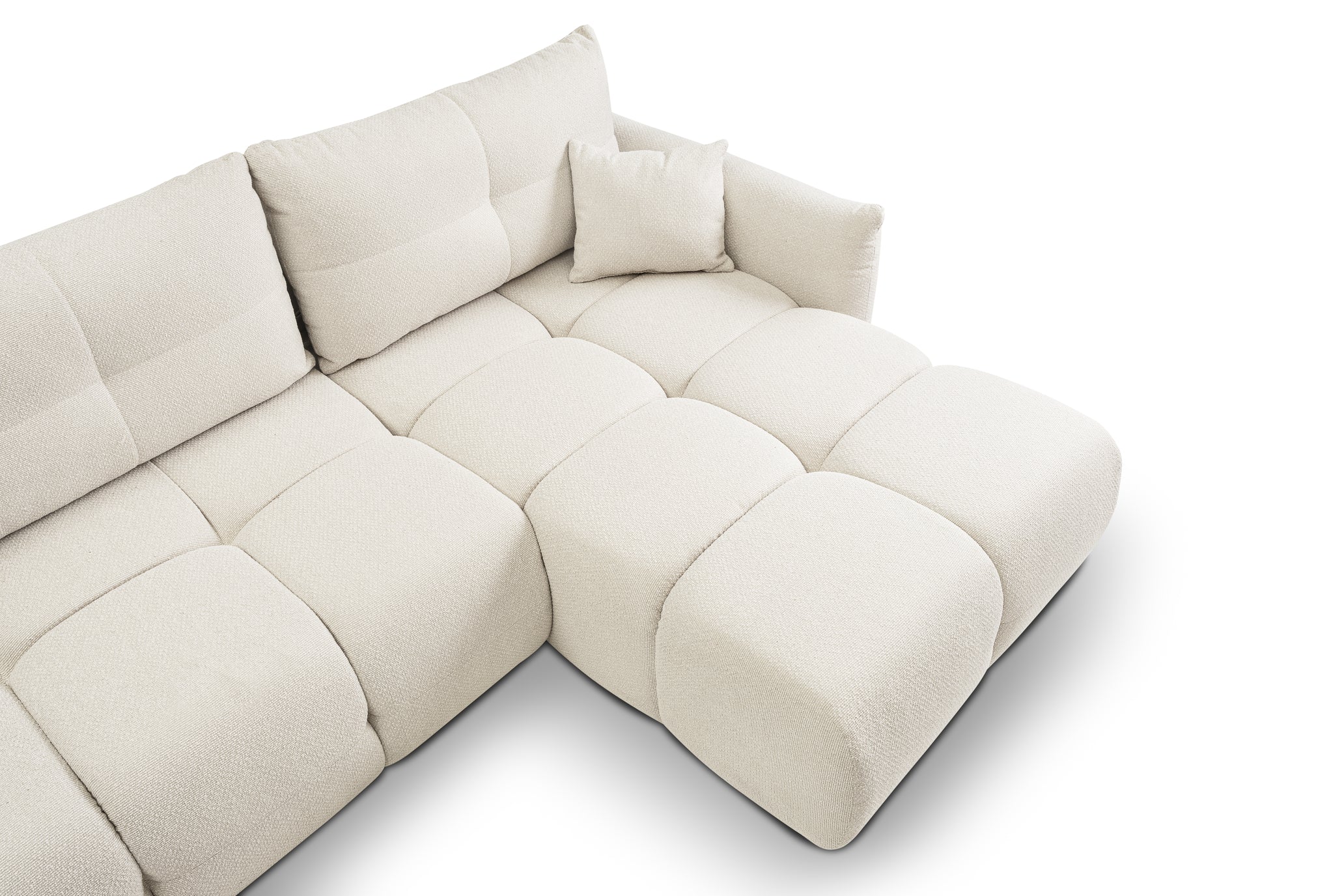 Lask BASE Ecksofa mit Schlaffunktion – 257 x 177 cm – Links- oder Rechtskonfiguration