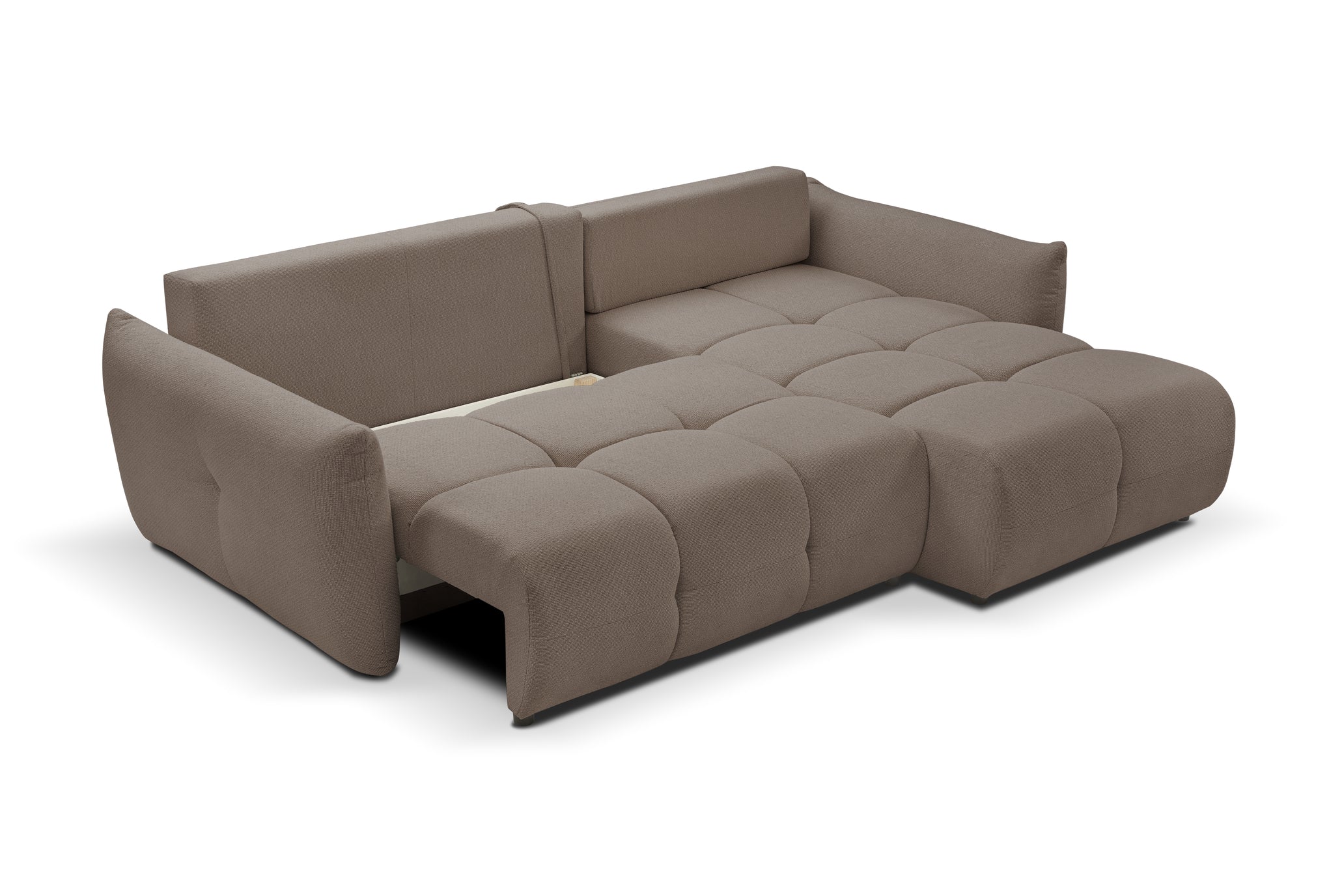 Lask BASE Ecksofa mit Schlaffunktion – 257 x 177 cm – Links- oder Rechtskonfiguration