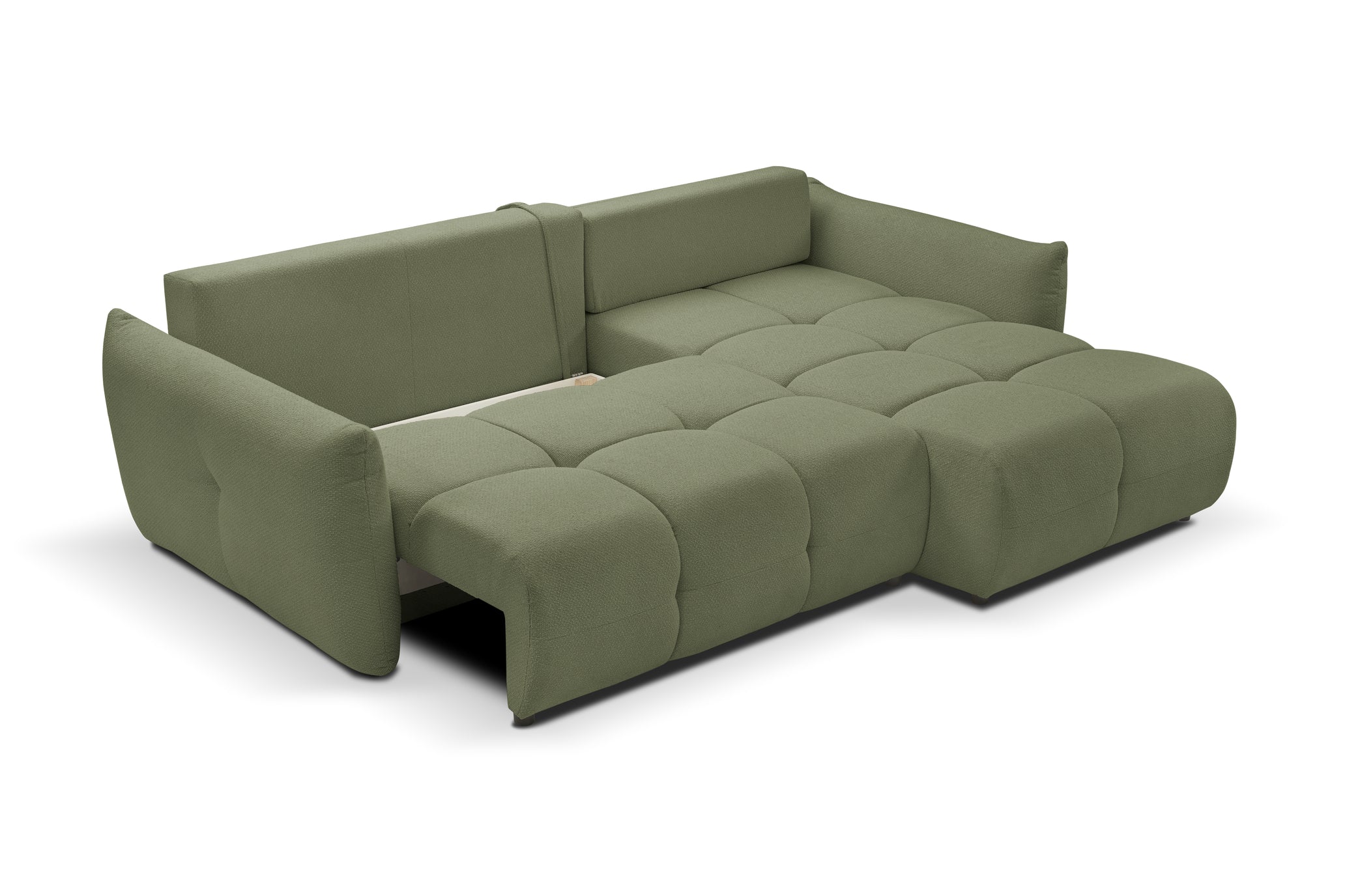 Lask BASE Ecksofa mit Schlaffunktion – 257 x 177 cm – Links- oder Rechtskonfiguration