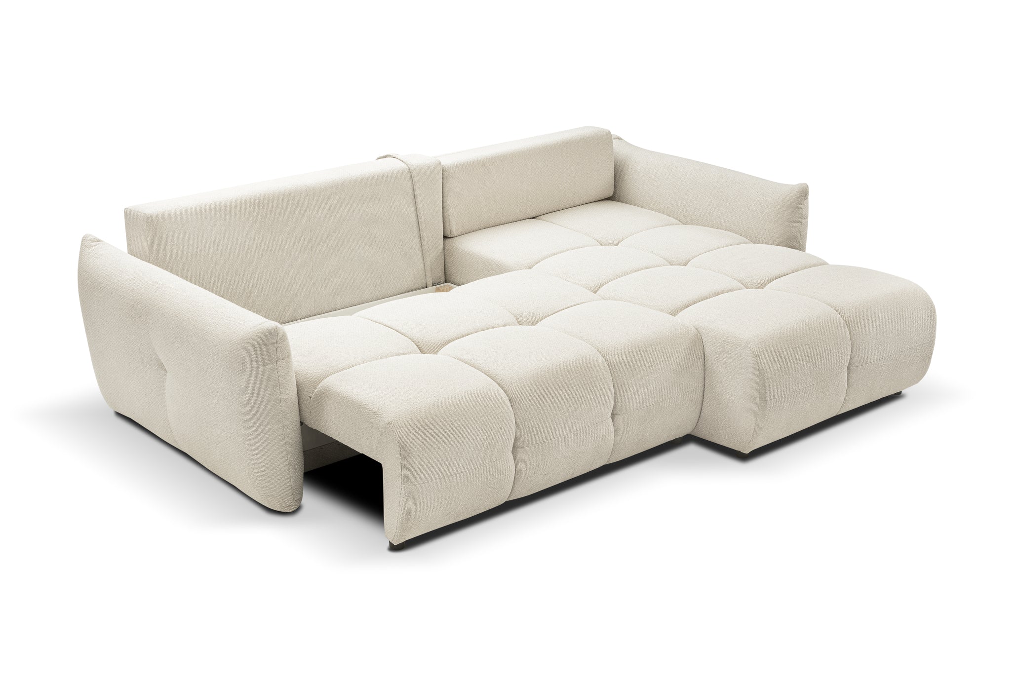 Lask BASE Ecksofa mit Schlaffunktion – 257 x 177 cm – Links- oder Rechtskonfiguration