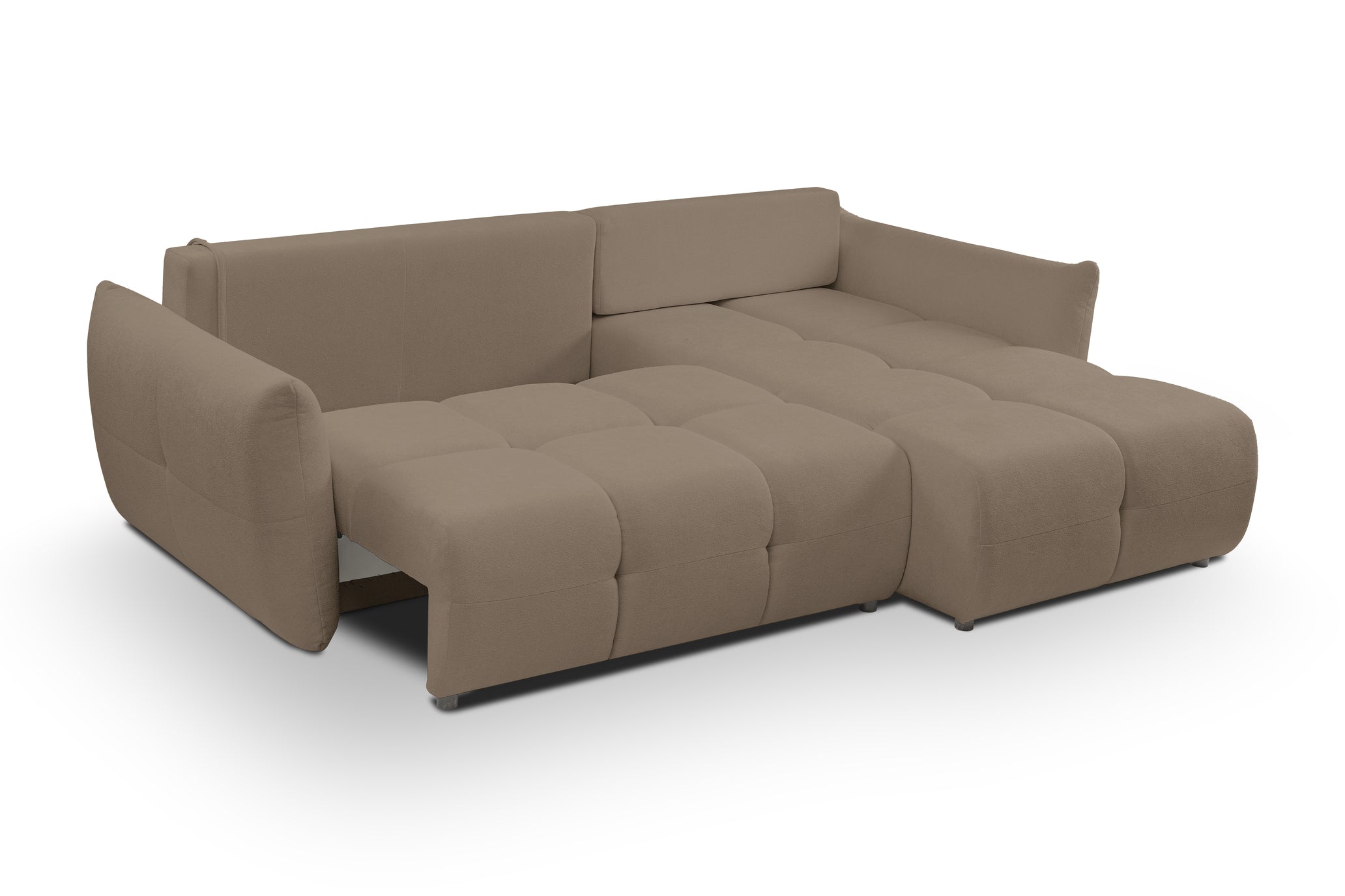 Lask BASE Ecksofa mit Schlaffunktion – 257 x 177 cm – Links- oder Rechtskonfiguration