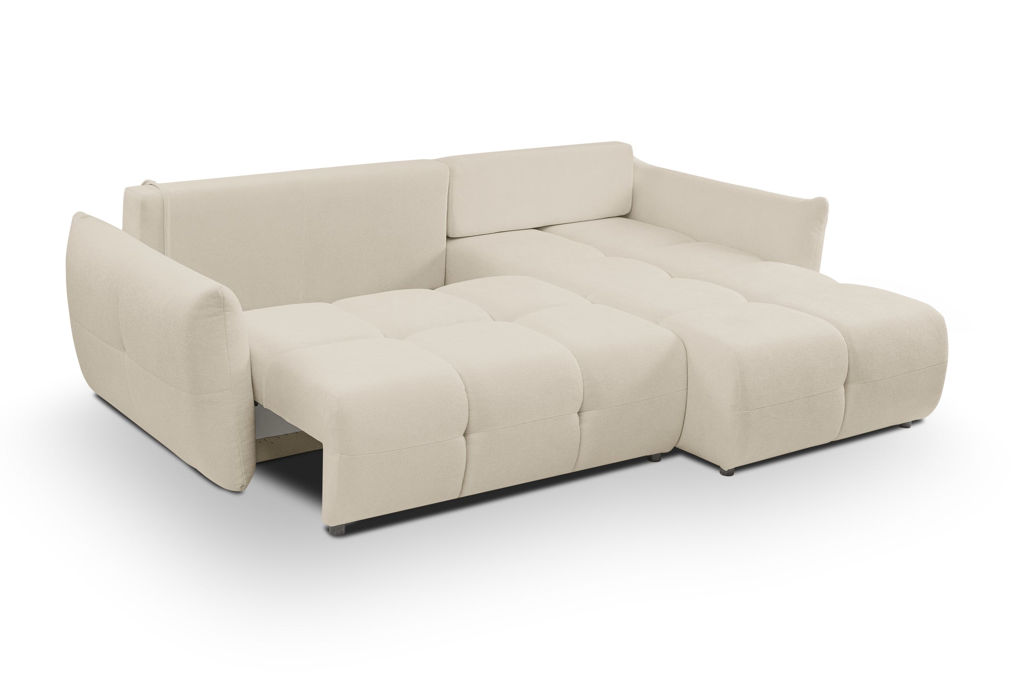 Lask BASE Ecksofa mit Schlaffunktion – 257 x 177 cm – Links- oder Rechtskonfiguration