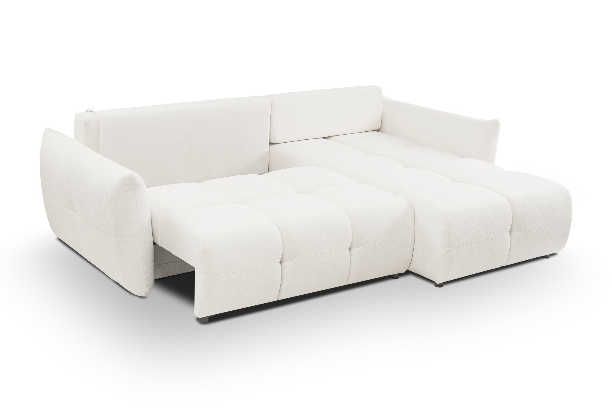Lask BASE Ecksofa mit Schlaffunktion – 257 x 177 cm – Links- oder Rechtskonfiguration