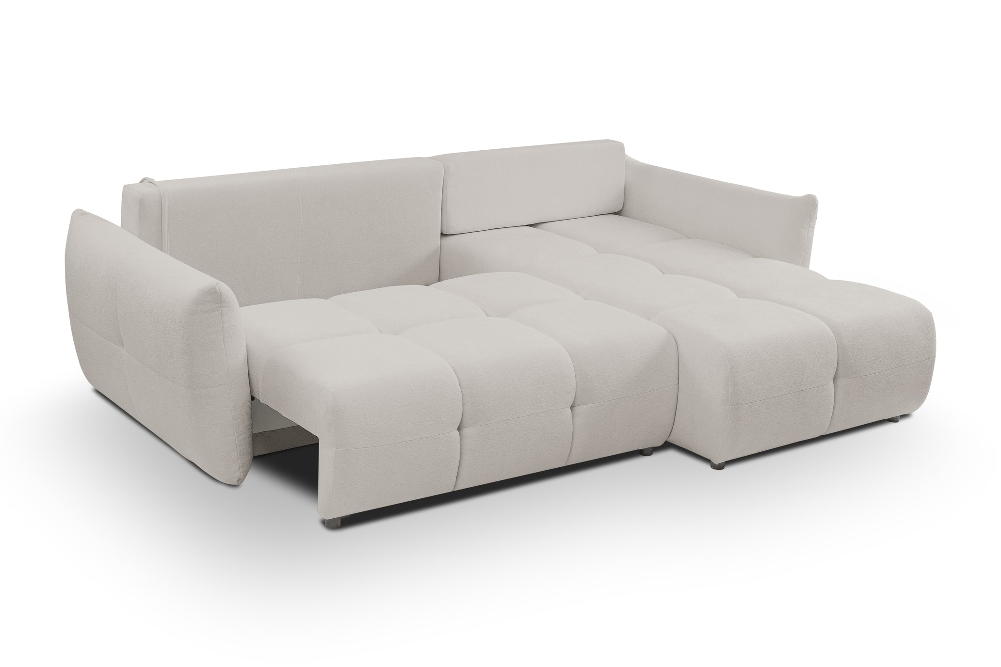 Lask BASE Ecksofa mit Schlaffunktion – 257 x 177 cm – Links- oder Rechtskonfiguration