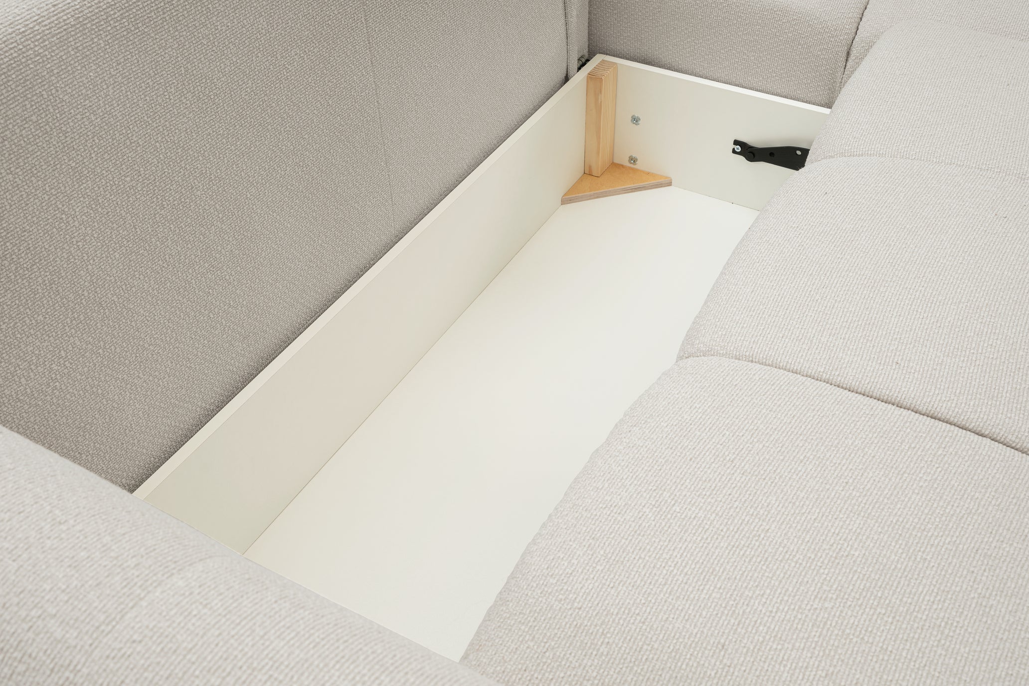 Lask BASE Ecksofa mit Schlaffunktion – 257 x 177 cm – Links- oder Rechtskonfiguration