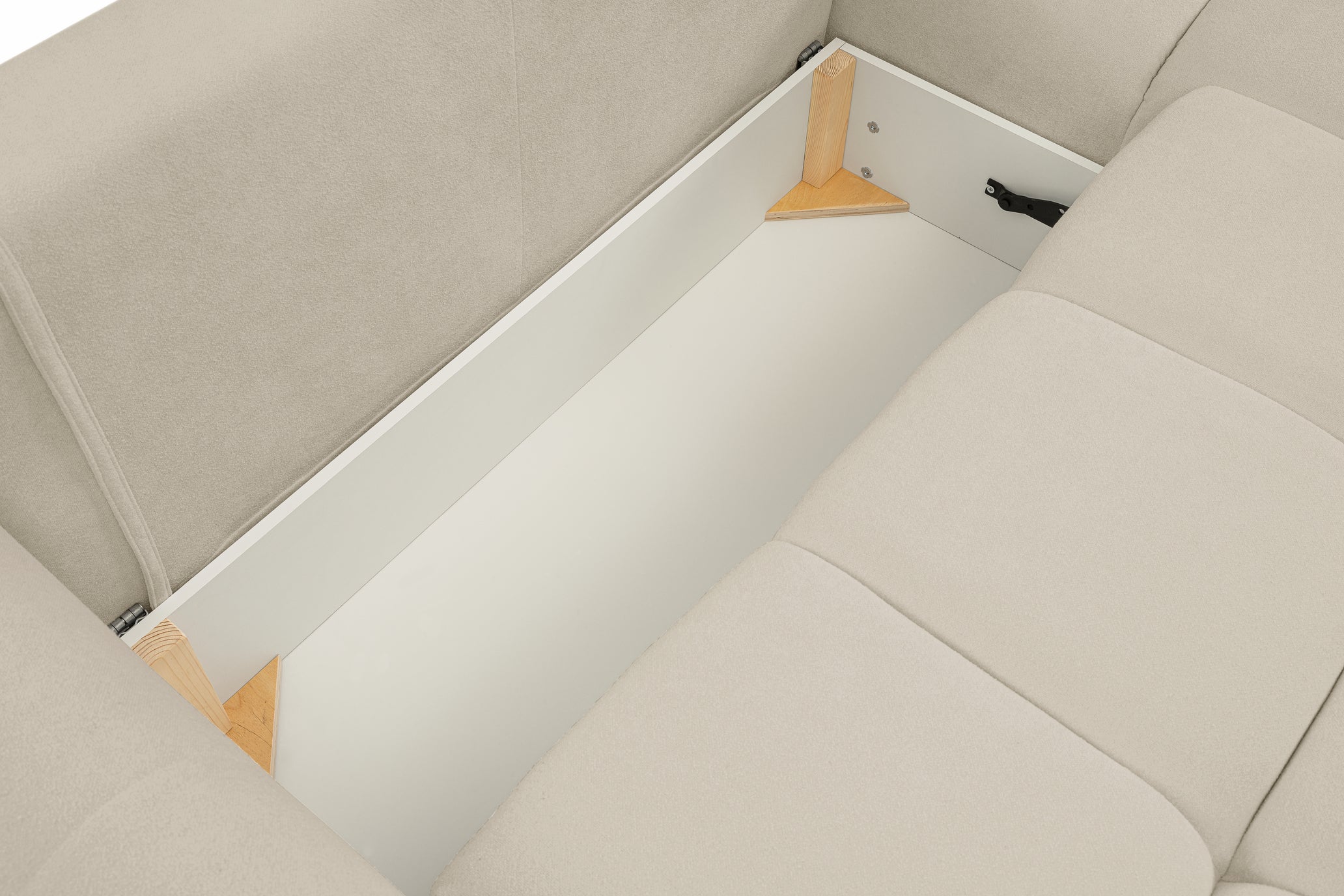 Lask BASE Ecksofa mit Schlaffunktion – 257 x 177 cm – Links- oder Rechtskonfiguration