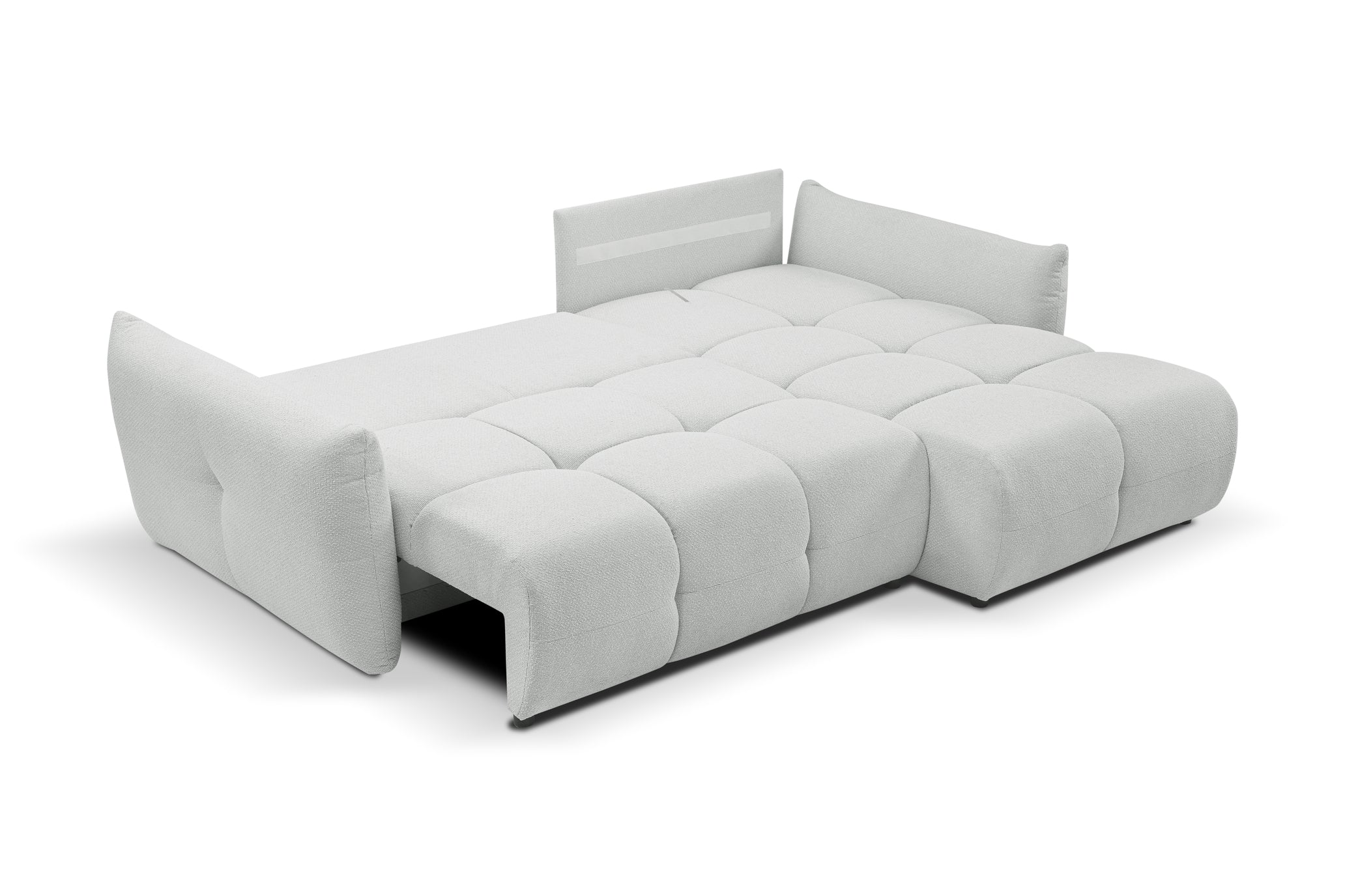 Lask BASE Ecksofa mit Schlaffunktion – 257 x 177 cm – Links- oder Rechtskonfiguration