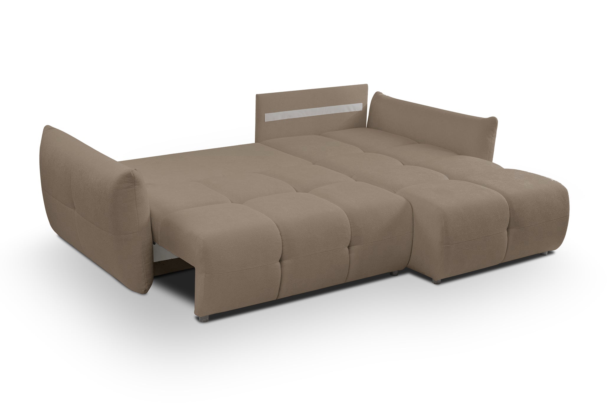 Lask BASE Ecksofa mit Schlaffunktion – 257 x 177 cm – Links- oder Rechtskonfiguration