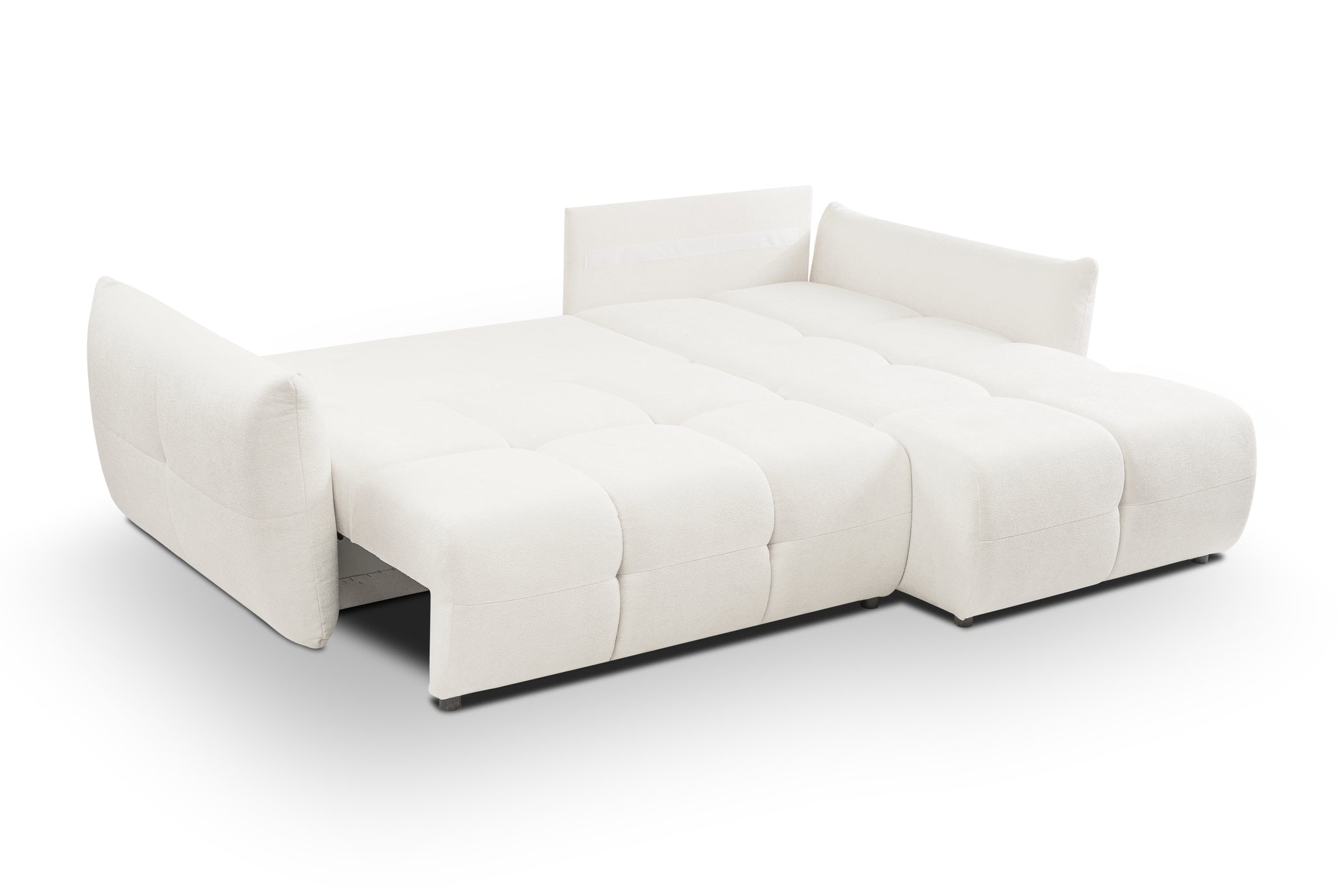 Lask BASE Ecksofa mit Schlaffunktion – 257 x 177 cm – Links- oder Rechtskonfiguration