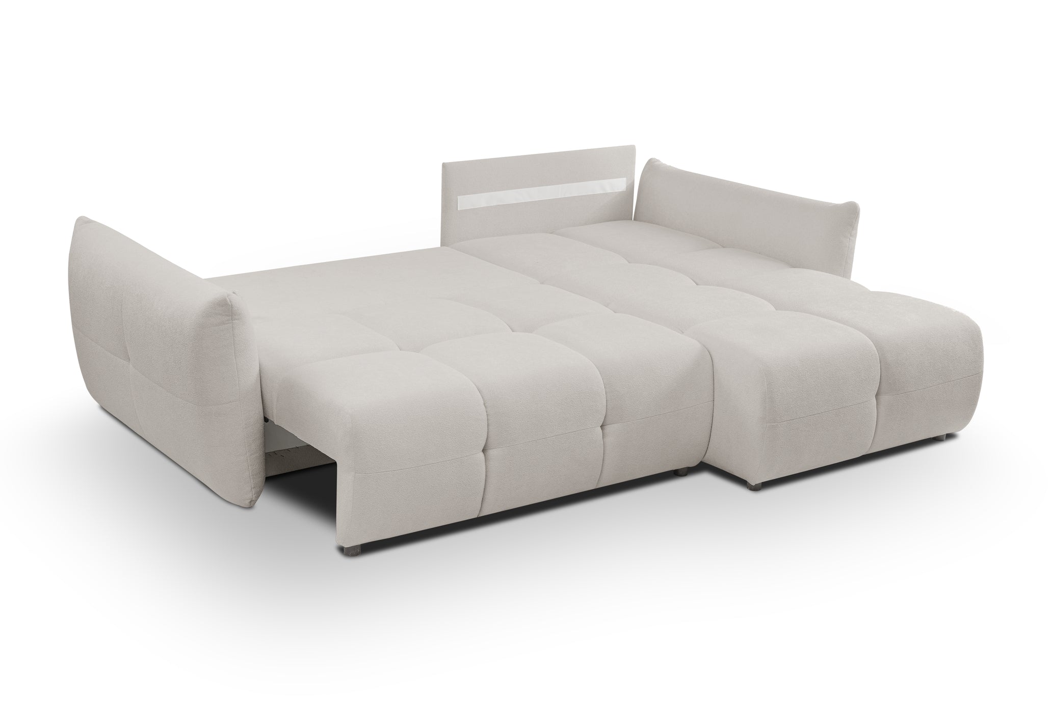 Lask BASE Ecksofa mit Schlaffunktion – 257 x 177 cm – Links- oder Rechtskonfiguration