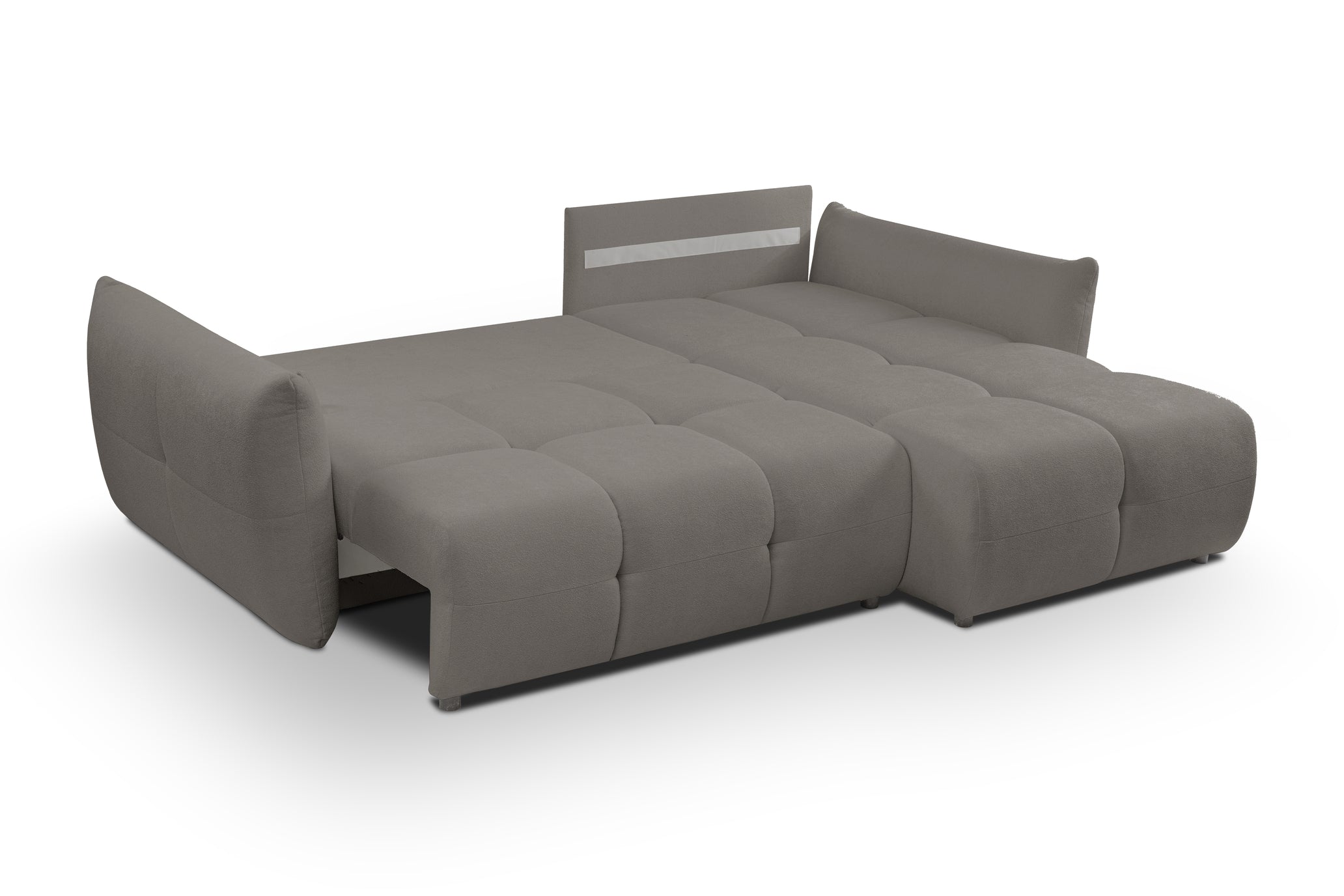 Lask BASE Ecksofa mit Schlaffunktion – 257 x 177 cm – Links- oder Rechtskonfiguration