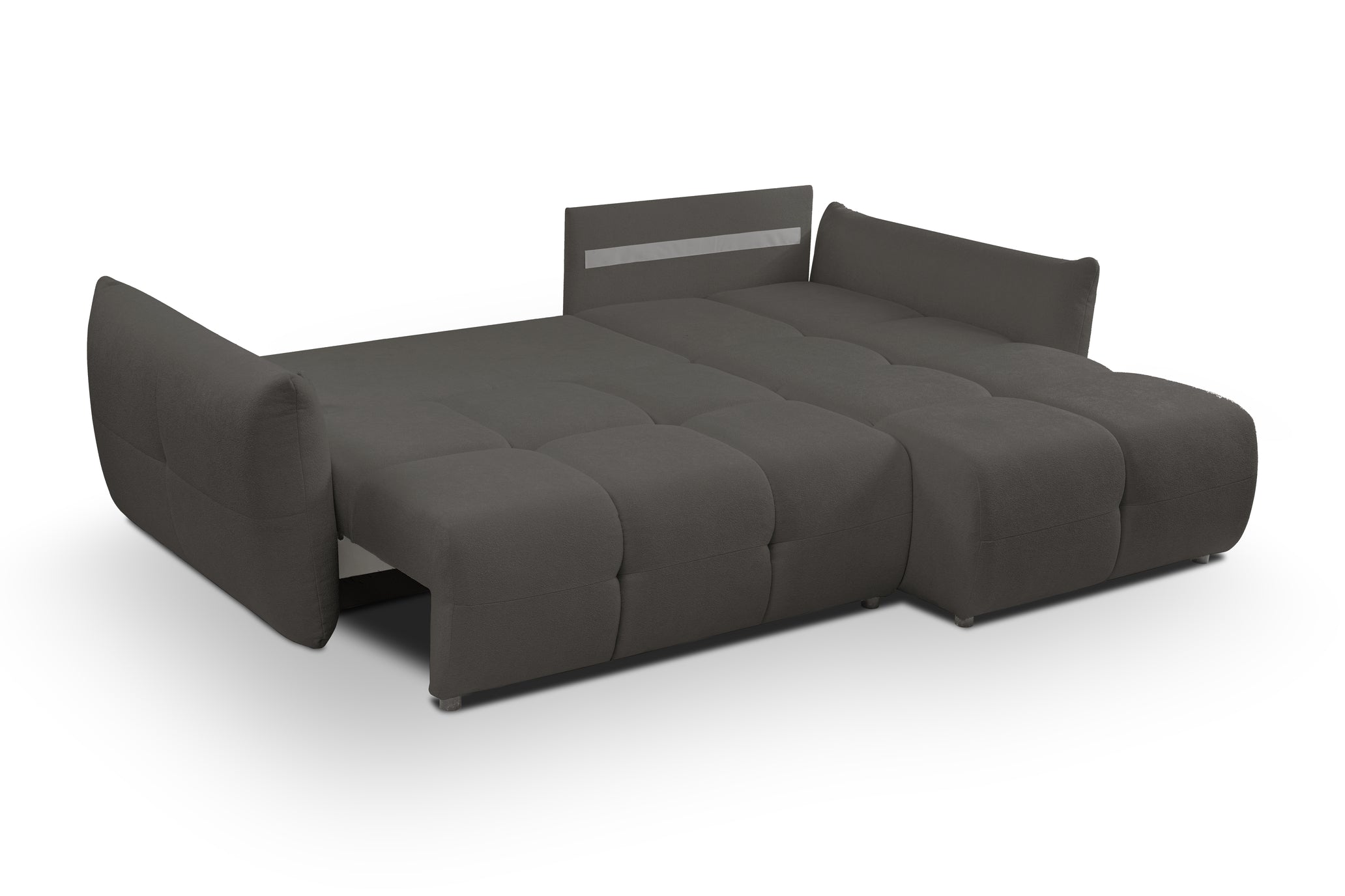 Lask BASE Ecksofa mit Schlaffunktion – 257 x 177 cm – Links- oder Rechtskonfiguration