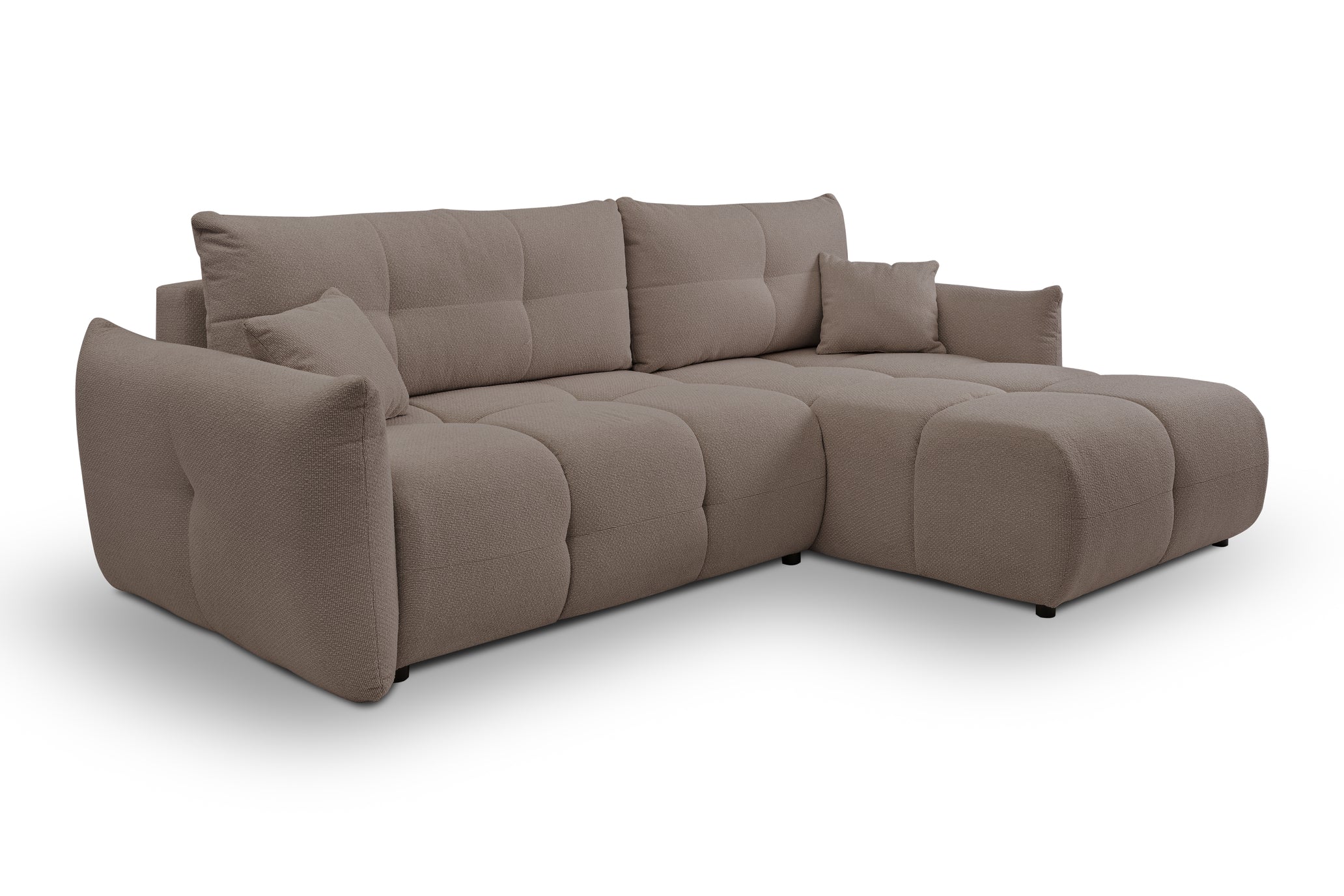 Lask BASE Ecksofa mit Schlaffunktion – 257 x 177 cm – Links- oder Rechtskonfiguration