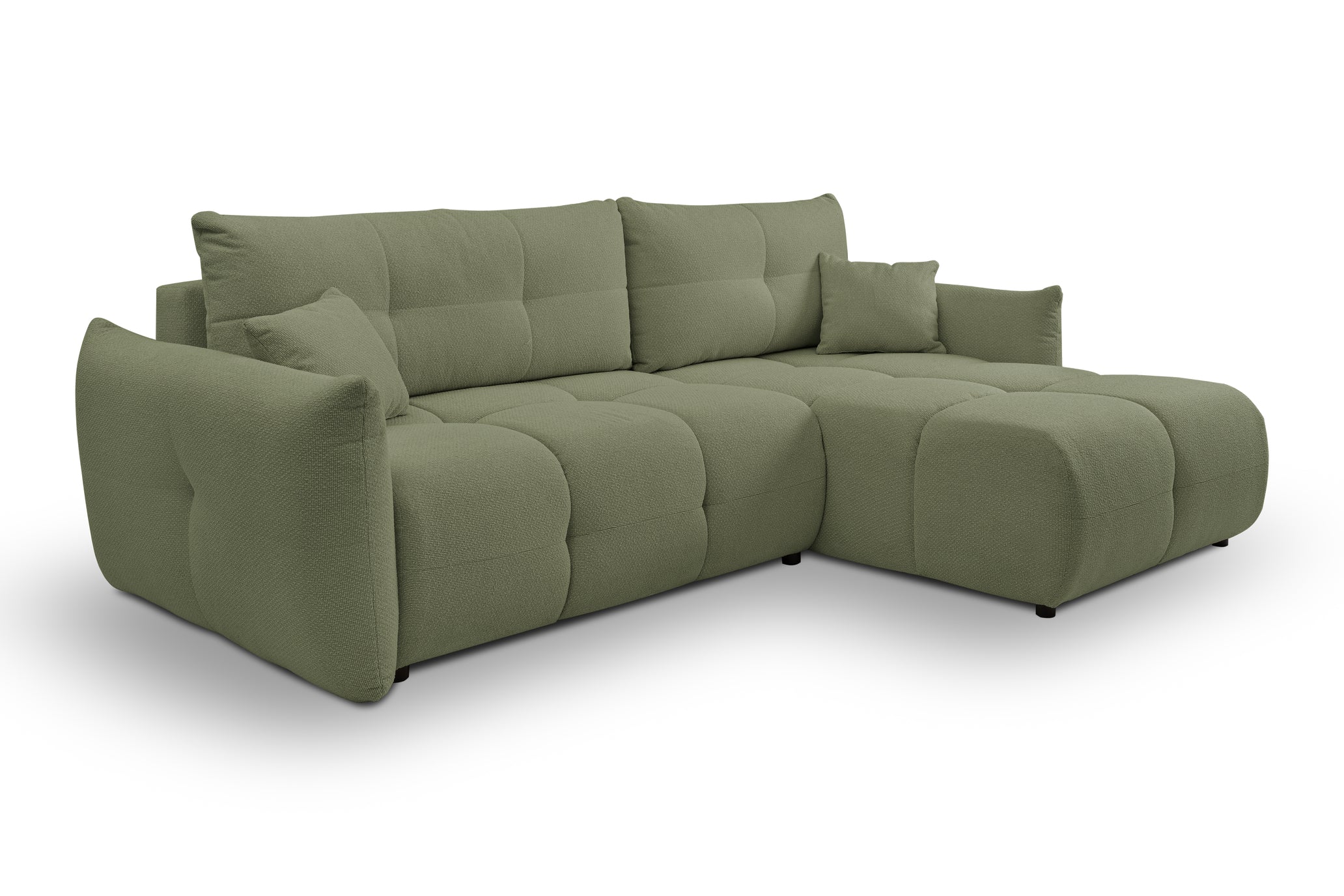 Lask BASE Ecksofa mit Schlaffunktion – 257 x 177 cm – Links- oder Rechtskonfiguration