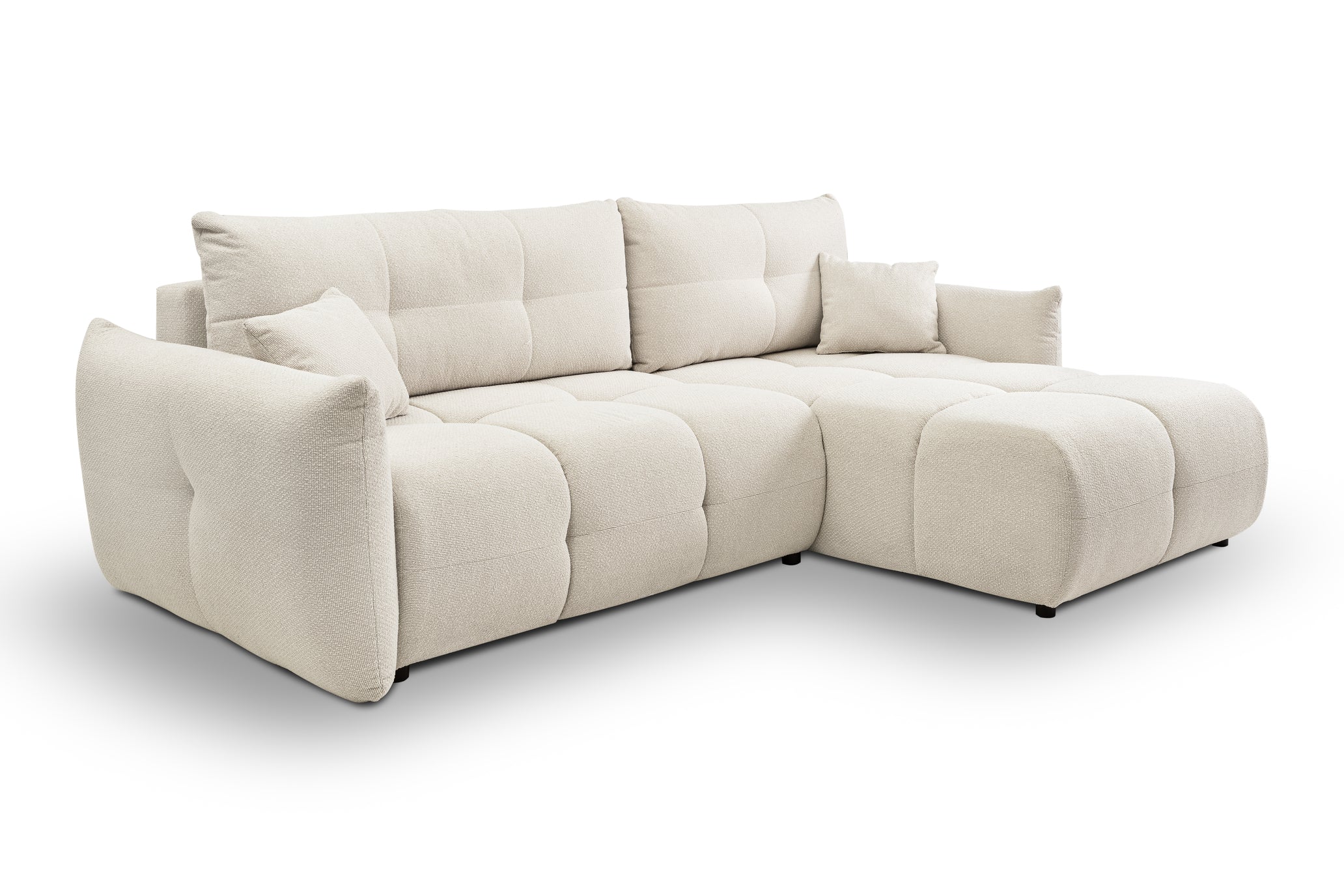 Lask BASE Ecksofa mit Schlaffunktion – 257 x 177 cm – Links- oder Rechtskonfiguration