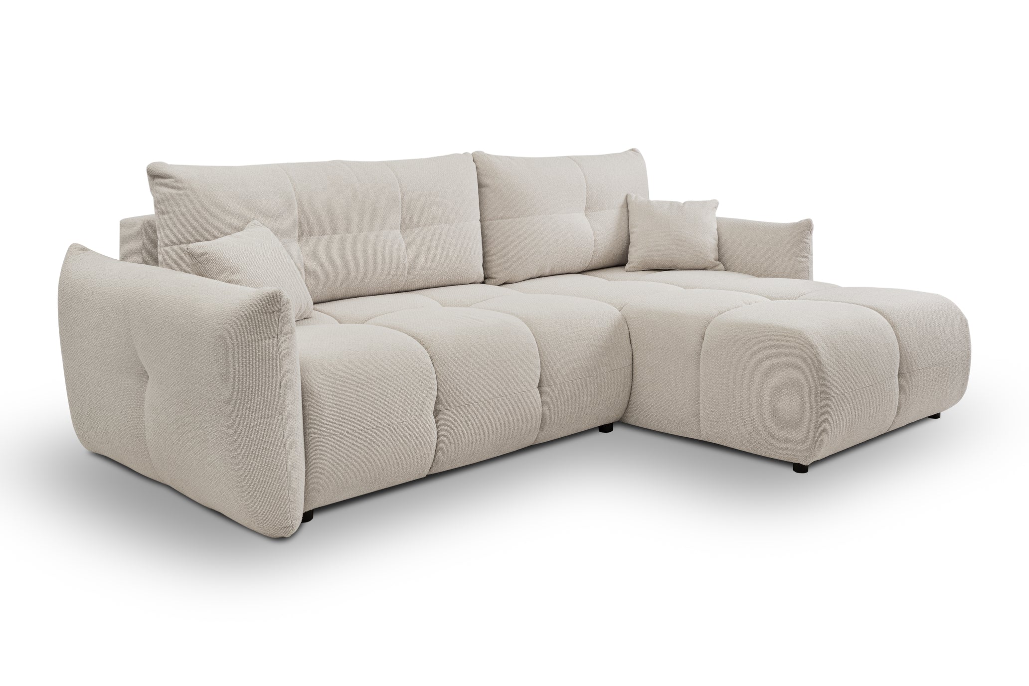 Lask BASE Ecksofa mit Schlaffunktion – 257 x 177 cm – Links- oder Rechtskonfiguration
