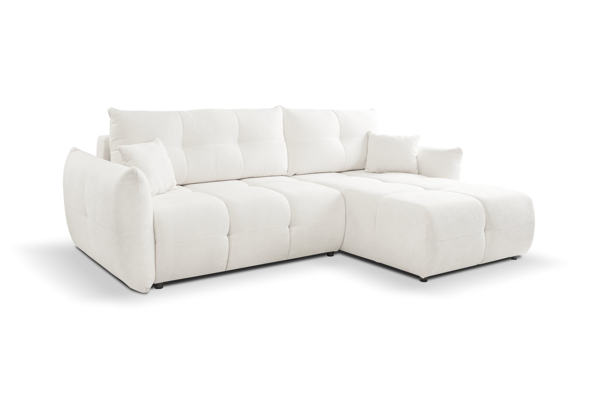 Lask BASE Ecksofa mit Schlaffunktion – 257 x 177 cm – Links- oder Rechtskonfiguration