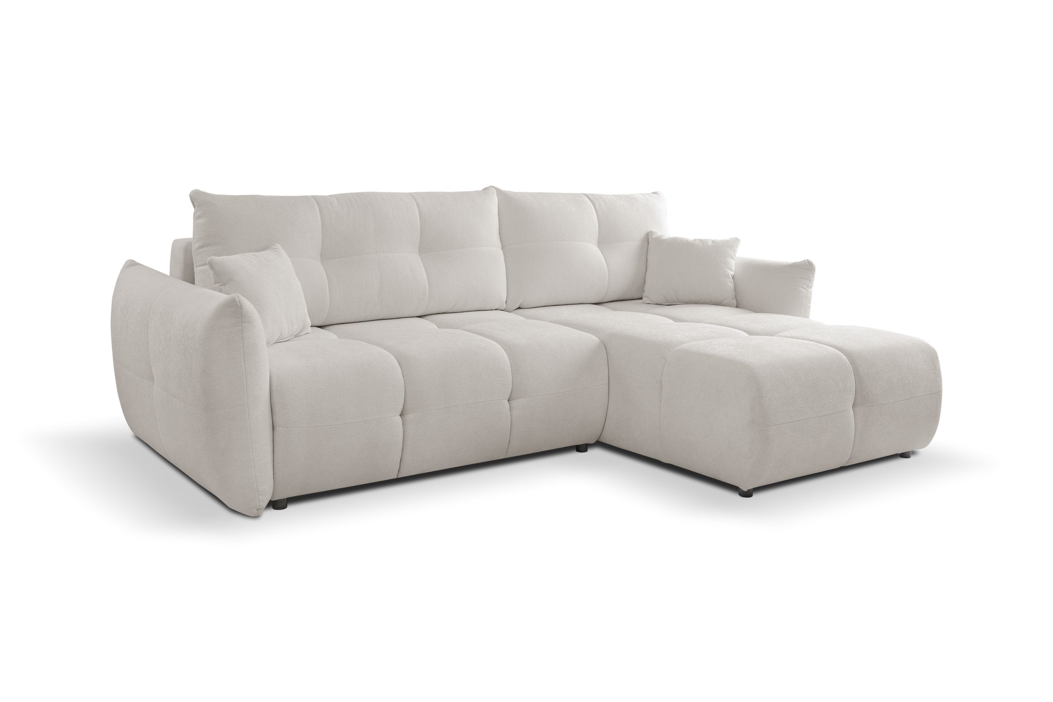 Lask BASE Ecksofa mit Schlaffunktion – 257 x 177 cm – Links- oder Rechtskonfiguration