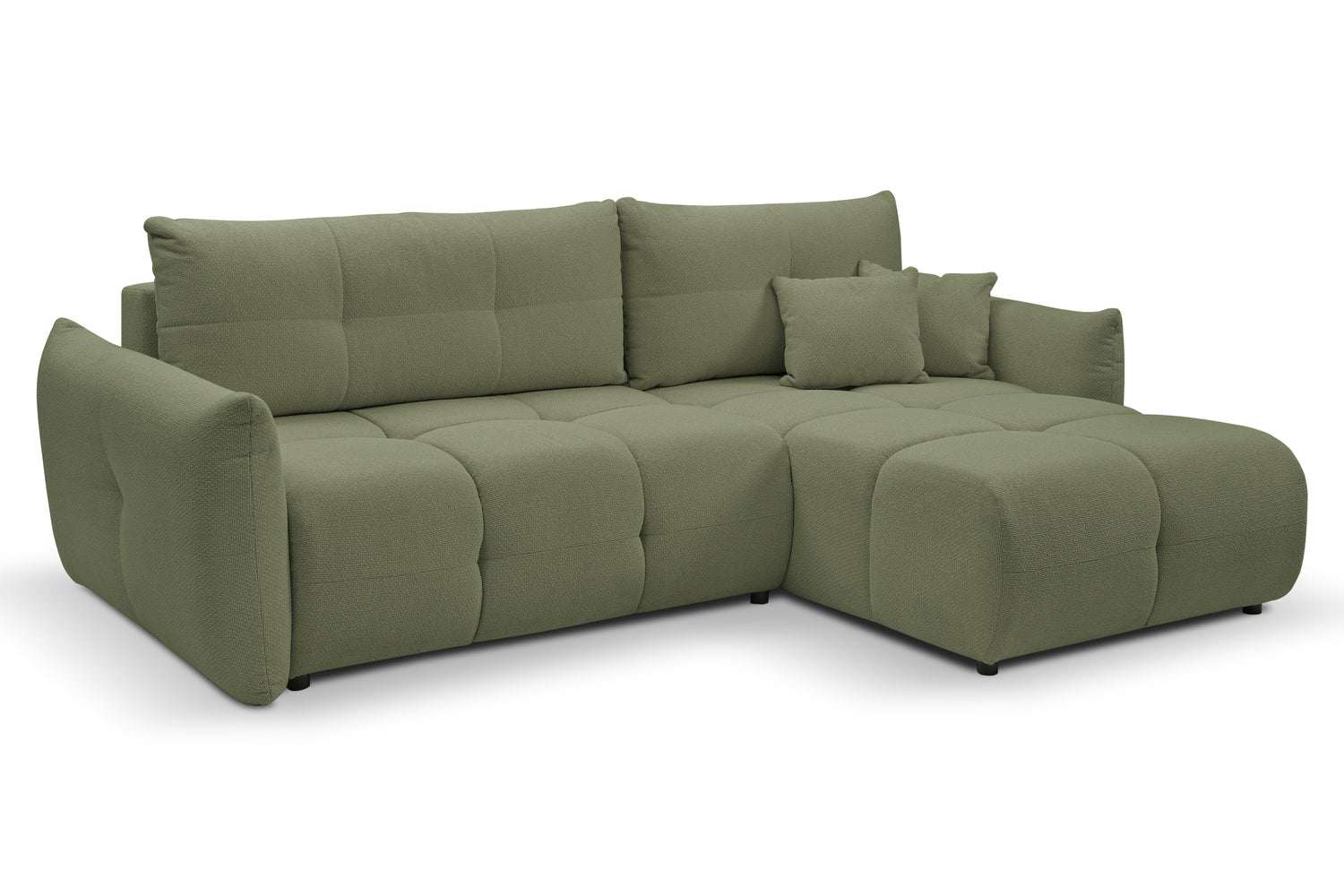 Lask BASE Ecksofa mit Schlaffunktion – 257 x 177 cm – Links- oder Rechtskonfiguration