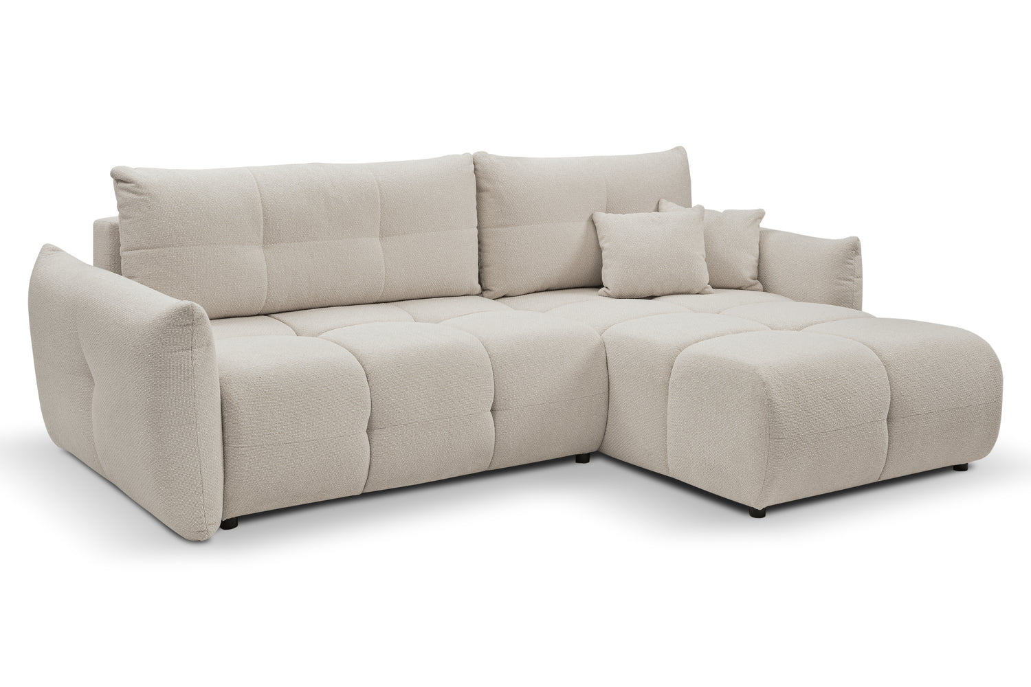 Lask BASE Ecksofa mit Schlaffunktion – 257 x 177 cm – Links- oder Rechtskonfiguration