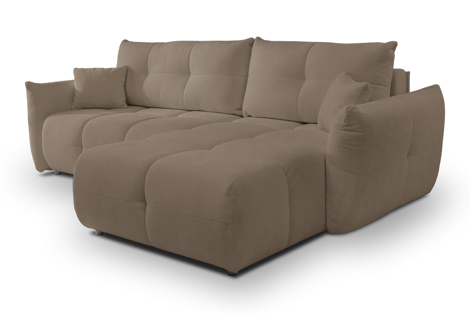 Lask BASE Ecksofa mit Schlaffunktion – 257 x 177 cm – Links- oder Rechtskonfiguration