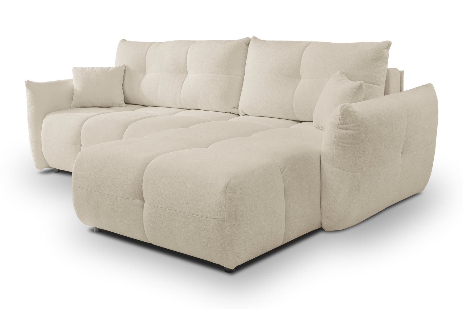 Lask BASE Ecksofa mit Schlaffunktion – 257 x 177 cm – Links- oder Rechtskonfiguration
