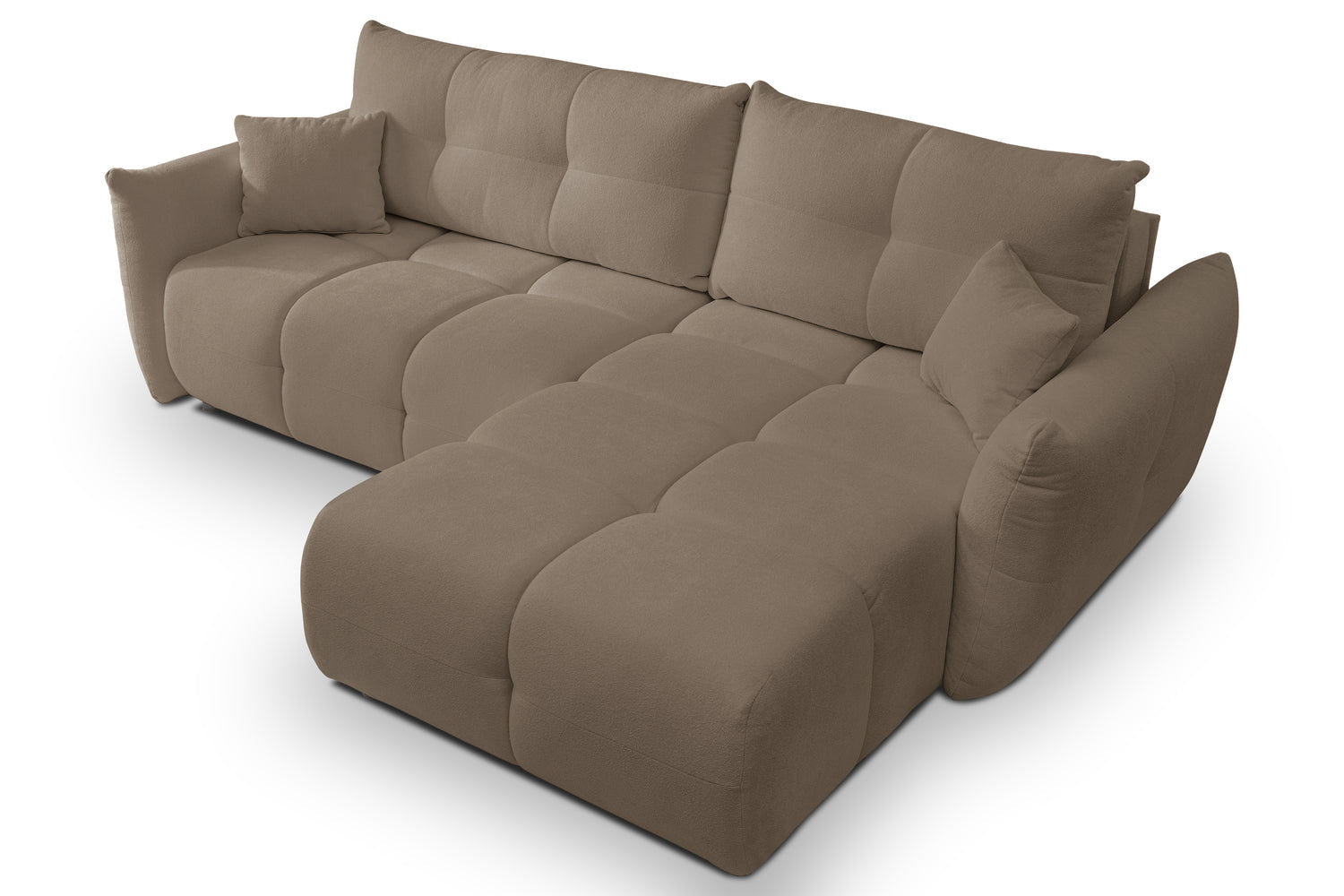 Lask BASE Ecksofa mit Schlaffunktion – 257 x 177 cm – Links- oder Rechtskonfiguration