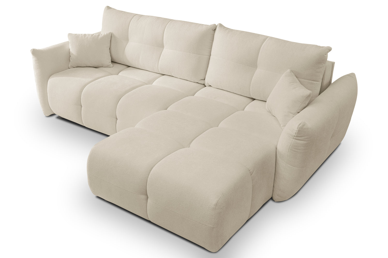 Lask BASE Ecksofa mit Schlaffunktion – 257 x 177 cm – Links- oder Rechtskonfiguration