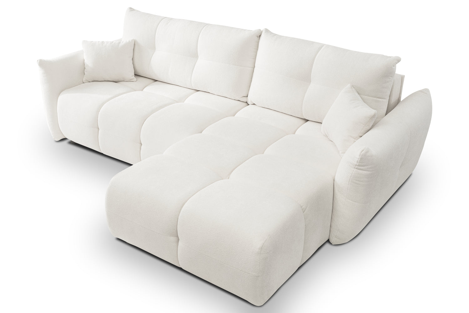 Lask BASE Ecksofa mit Schlaffunktion – 257 x 177 cm – Links- oder Rechtskonfiguration