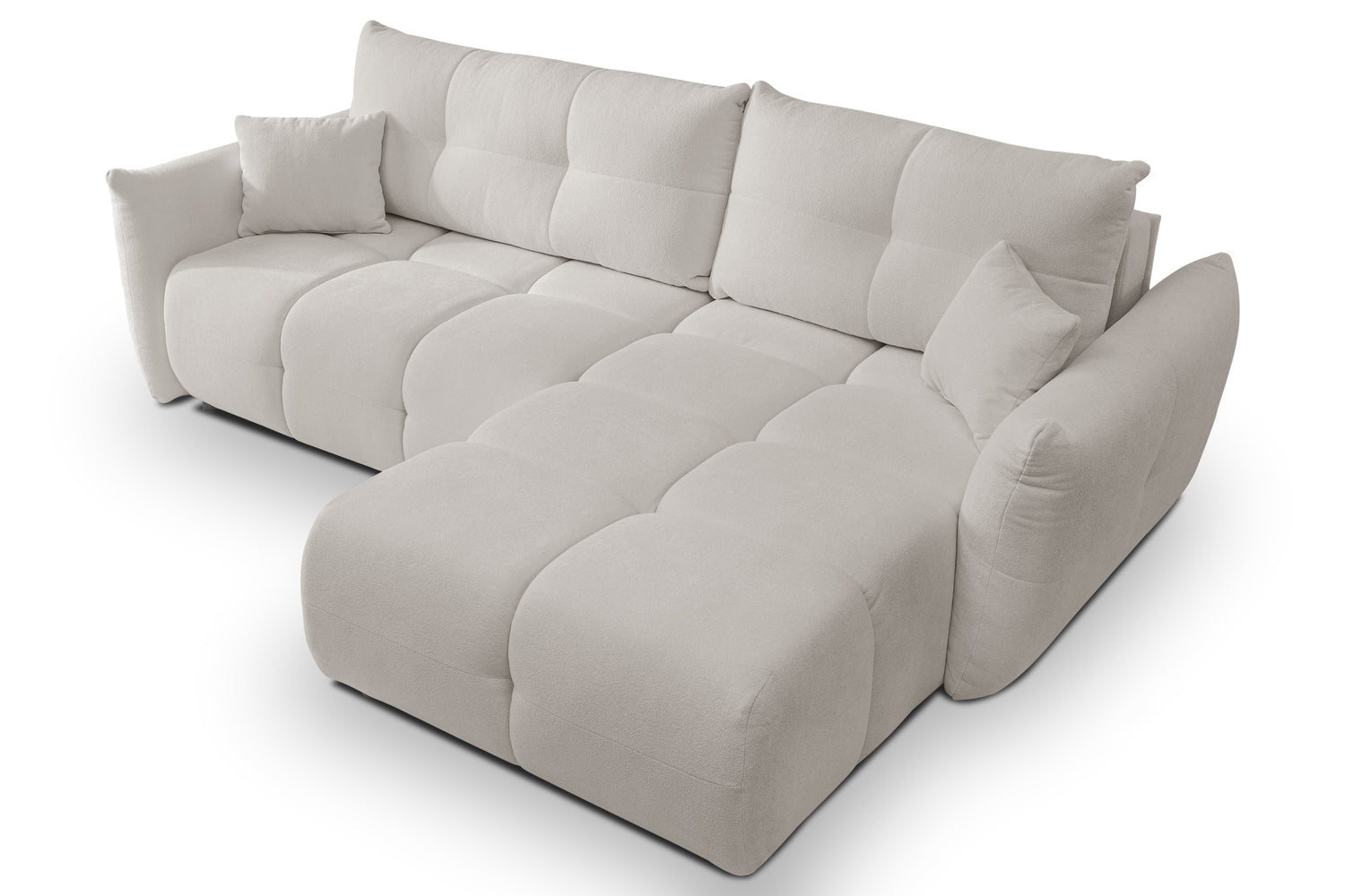 Lask BASE Ecksofa mit Schlaffunktion – 257 x 177 cm – Links- oder Rechtskonfiguration