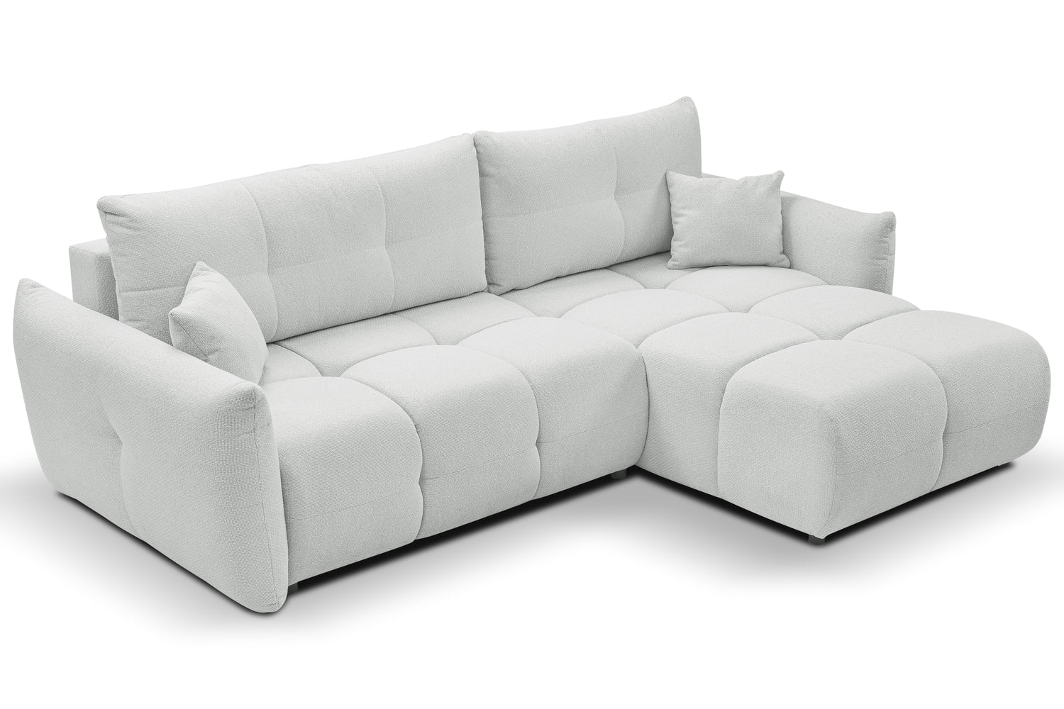 Lask BASE Ecksofa mit Schlaffunktion – 257 x 177 cm – Links- oder Rechtskonfiguration