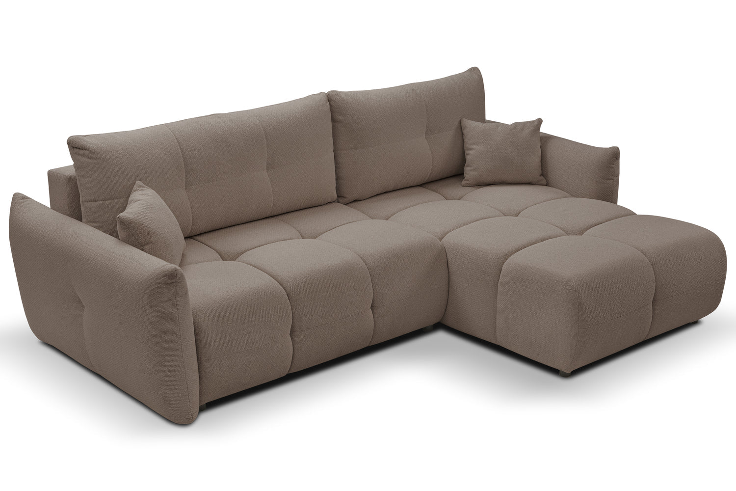 Lask BASE Ecksofa mit Schlaffunktion – 257 x 177 cm – Links- oder Rechtskonfiguration