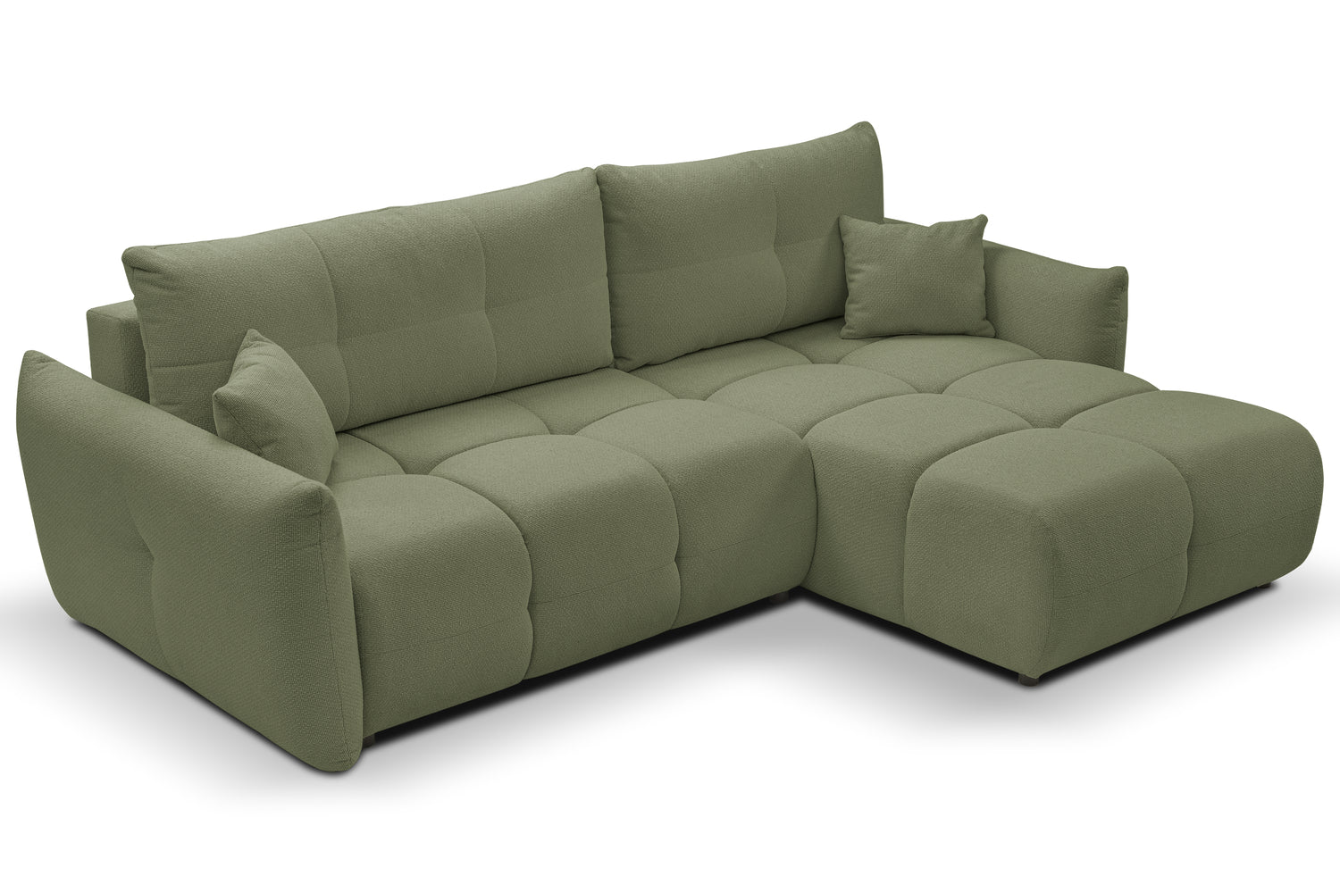 Lask BASE Ecksofa mit Schlaffunktion – 257 x 177 cm – Links- oder Rechtskonfiguration