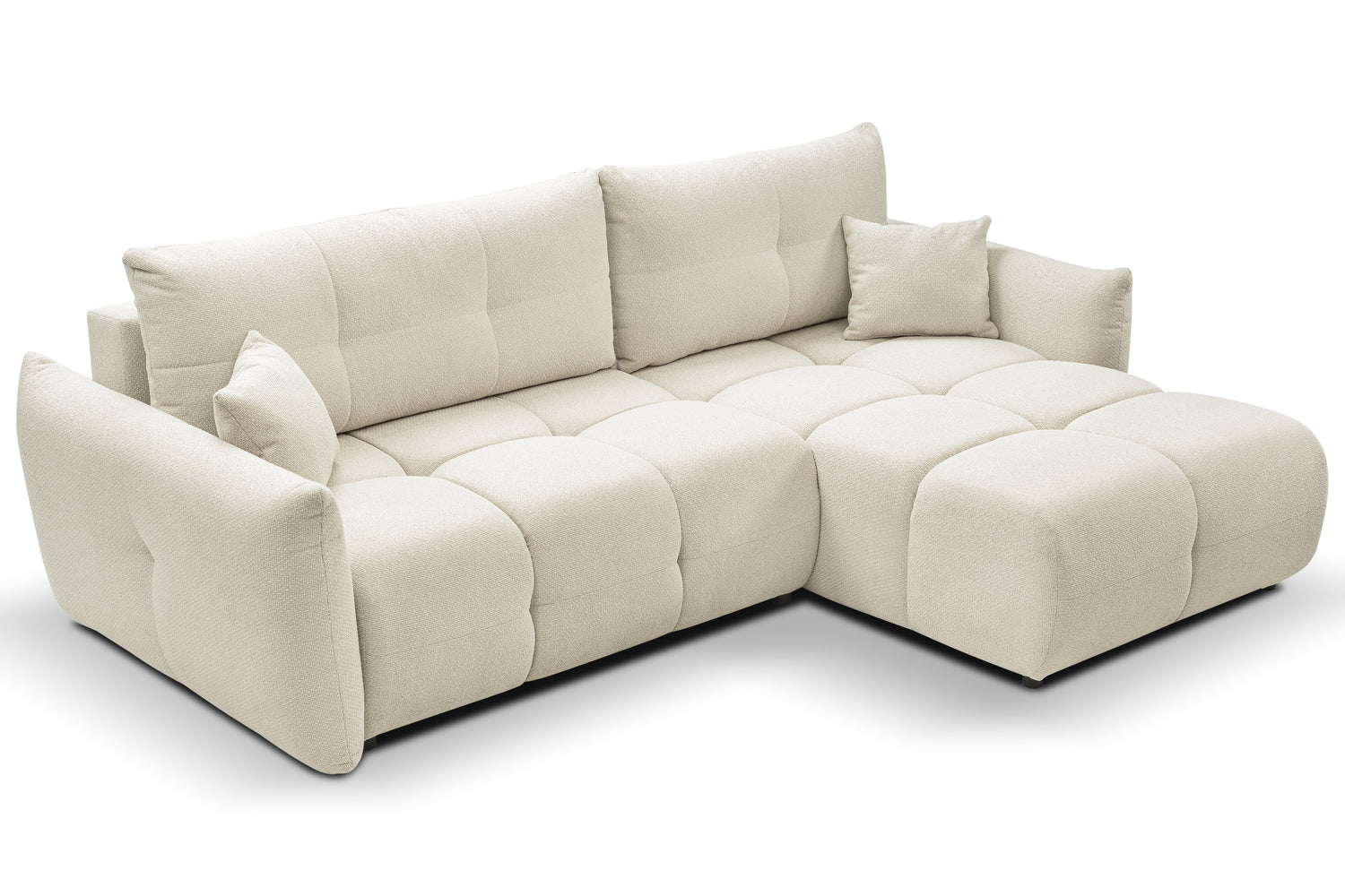 Lask BASE Ecksofa mit Schlaffunktion – 257 x 177 cm – Links- oder Rechtskonfiguration