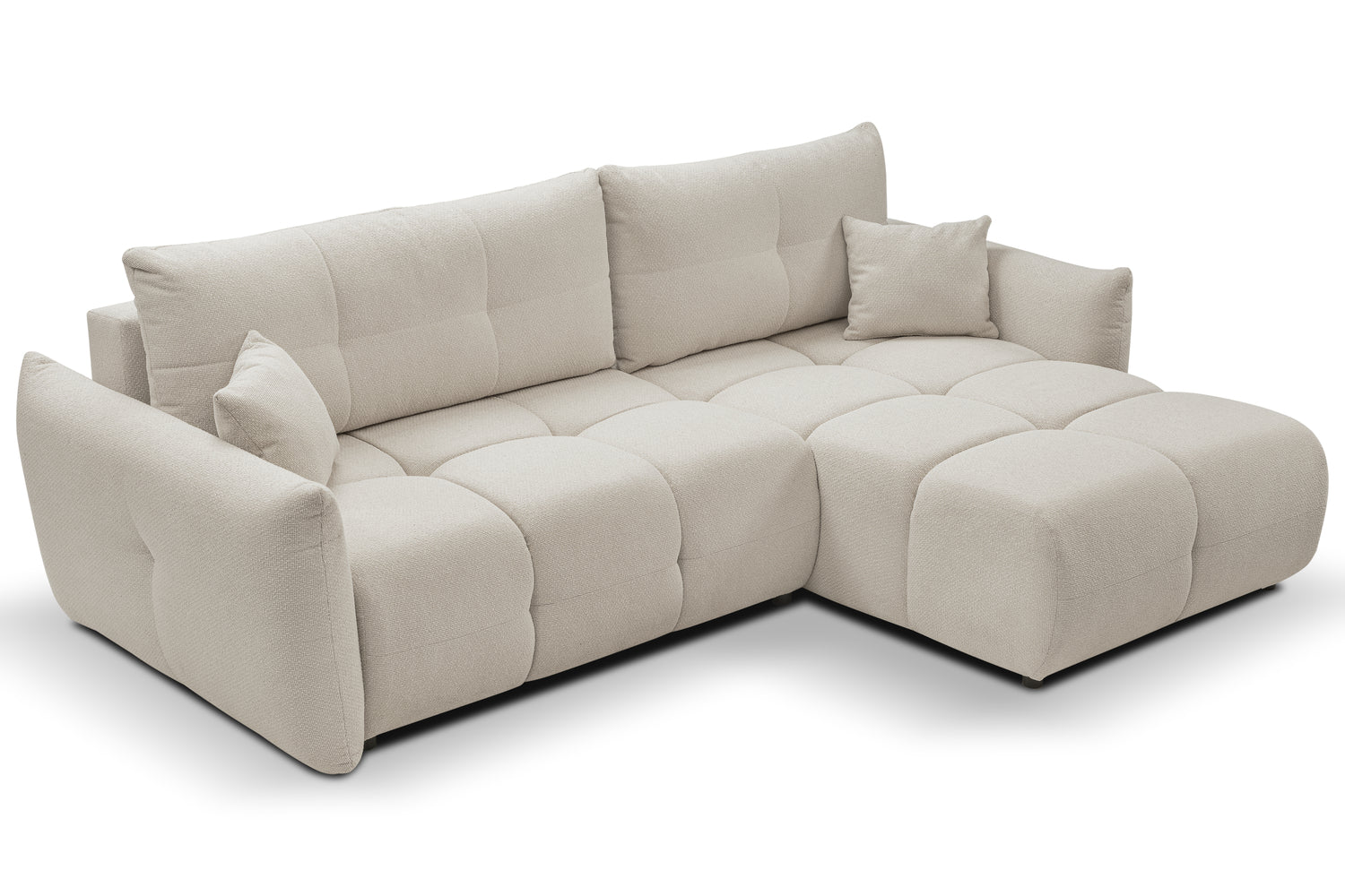 Lask BASE Ecksofa mit Schlaffunktion – 257 x 177 cm – Links- oder Rechtskonfiguration