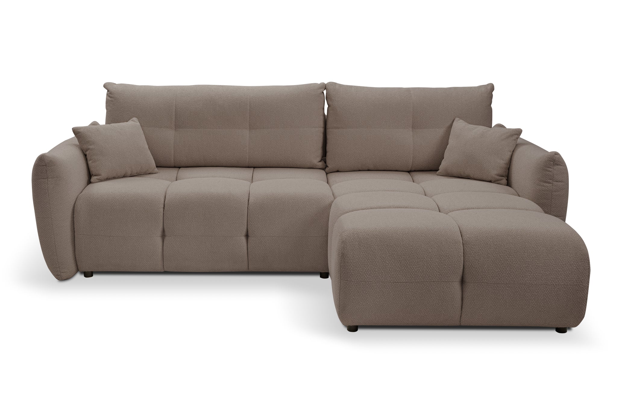 Lask BASE Ecksofa mit Schlaffunktion – 257 x 177 cm – Links- oder Rechtskonfiguration