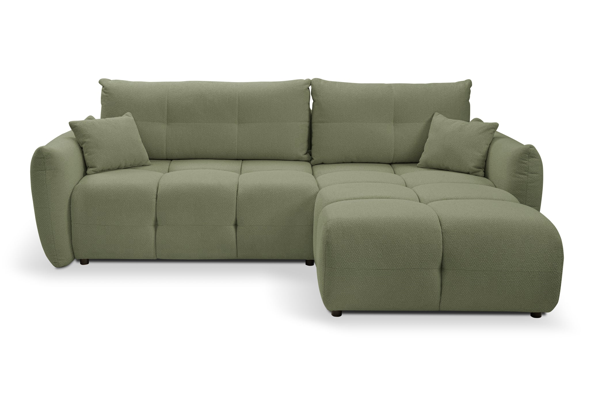 Lask BASE Ecksofa mit Schlaffunktion – 257 x 177 cm – Links- oder Rechtskonfiguration