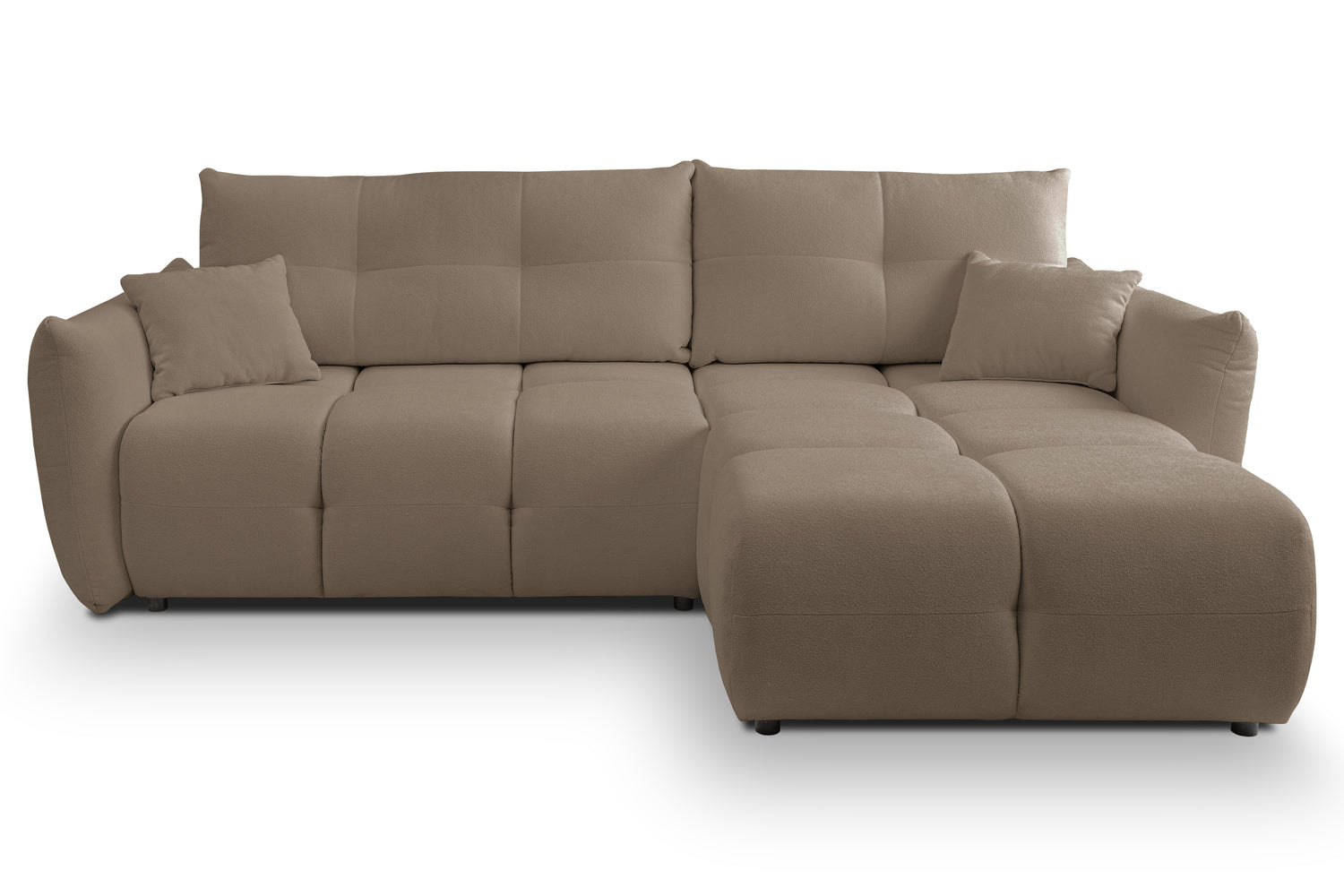 Lask BASE Ecksofa mit Schlaffunktion – 257 x 177 cm – Links- oder Rechtskonfiguration