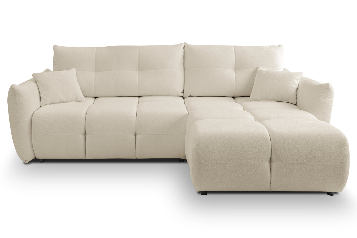 Lask BASE Ecksofa mit Schlaffunktion – 257 x 177 cm – Links- oder Rechtskonfiguration