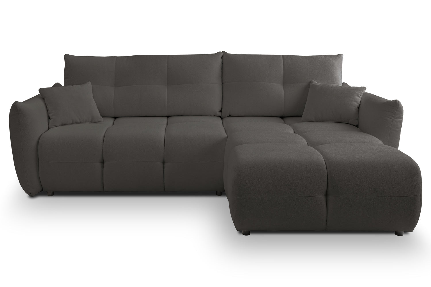 Lask BASE Ecksofa mit Schlaffunktion – 257 x 177 cm – Links- oder Rechtskonfiguration