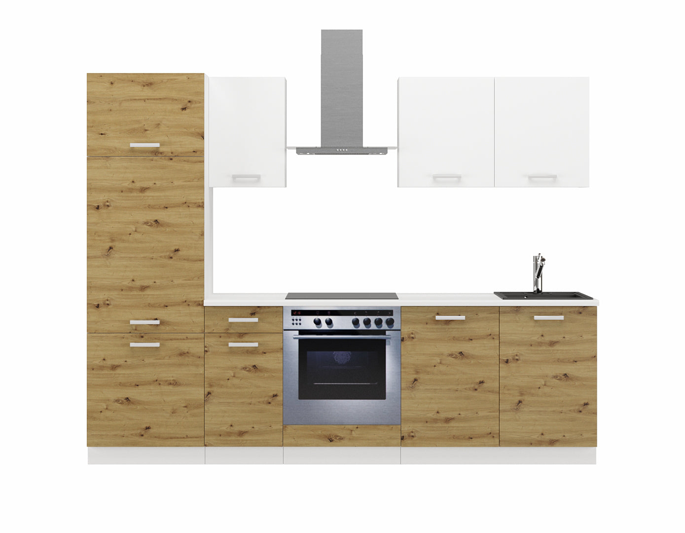 LE Toni 260 cm Küchenset – Artisan Oak