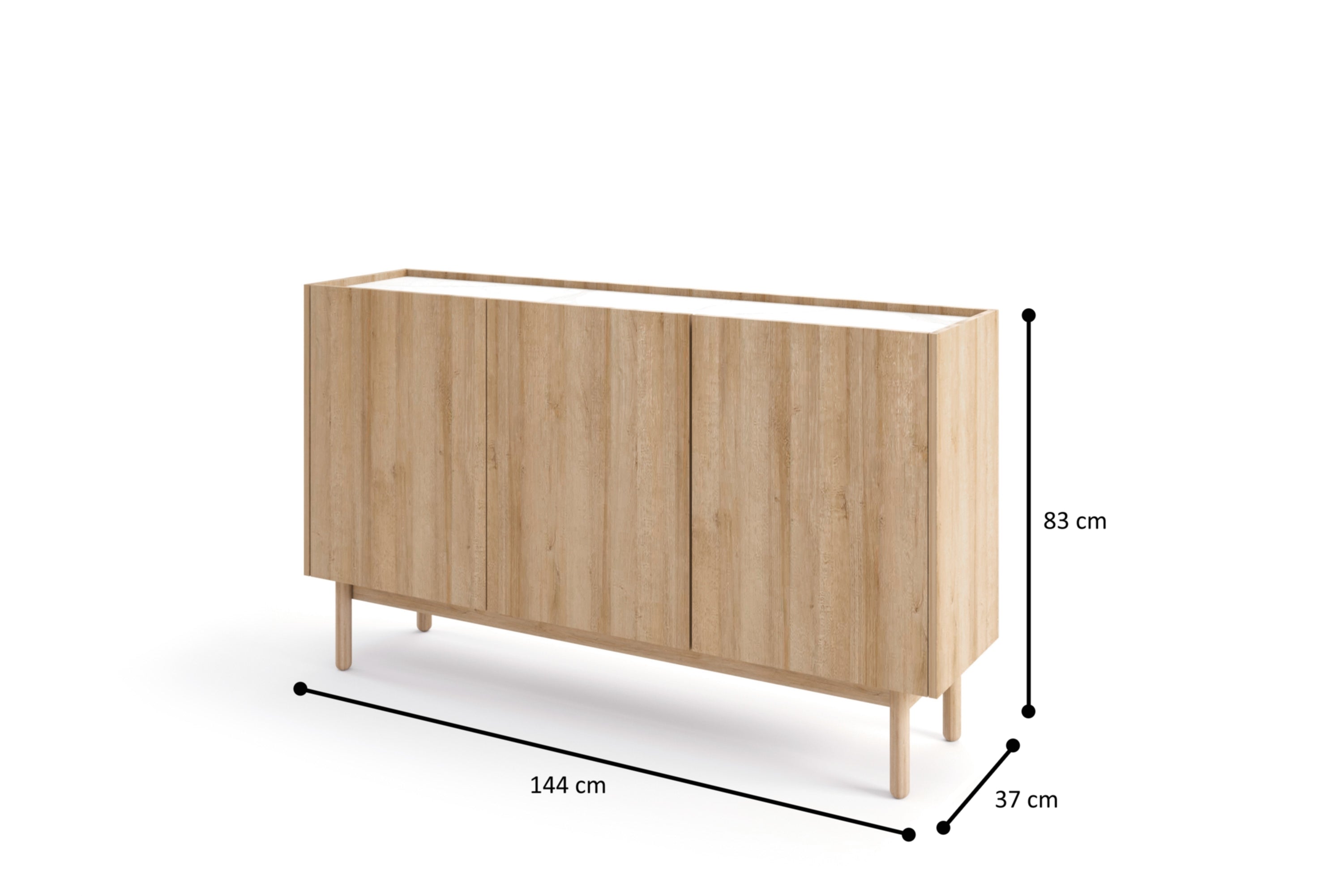 PI Boho Sideboard K144/83 – Riviera Eiche