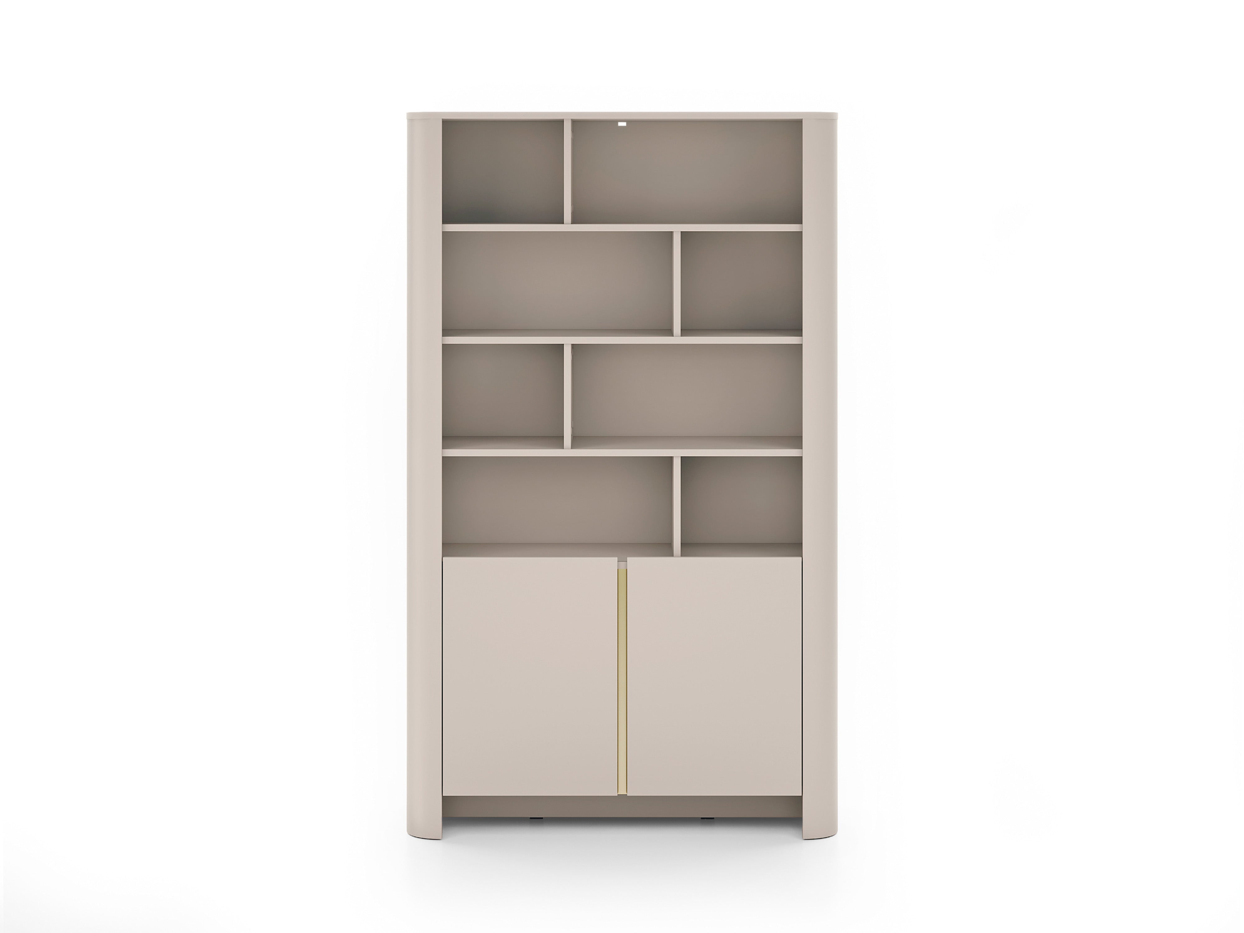 PI Bari Bücherregal – Kaschmir-Finish